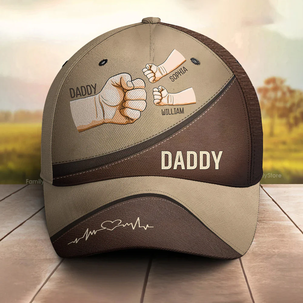 Fist Bump Daddy - Personalized Hat - Father’s Day Gift for Dad | GR6 DUC4