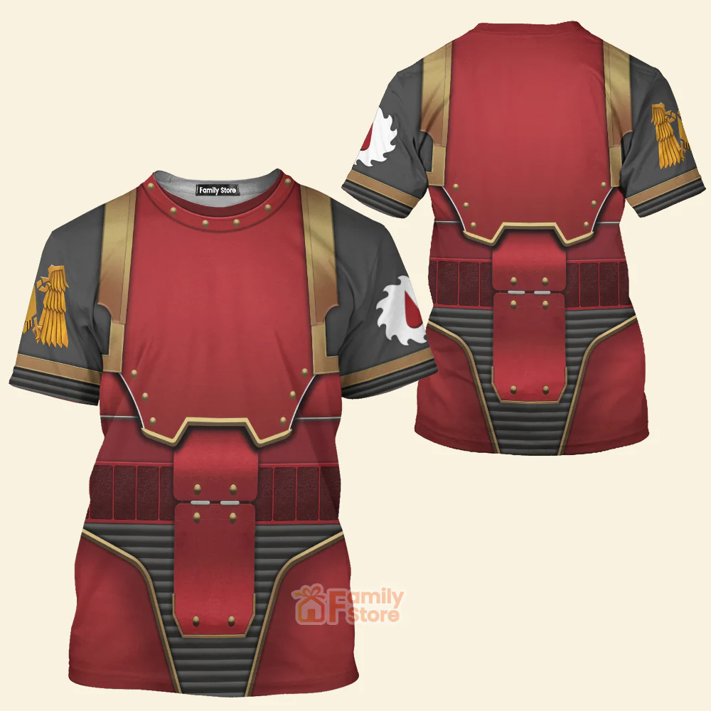 Flesh Tearers In Mark III Power Armor Costume Cosplay - 3D Tshirt CSWRH168 - Image 2