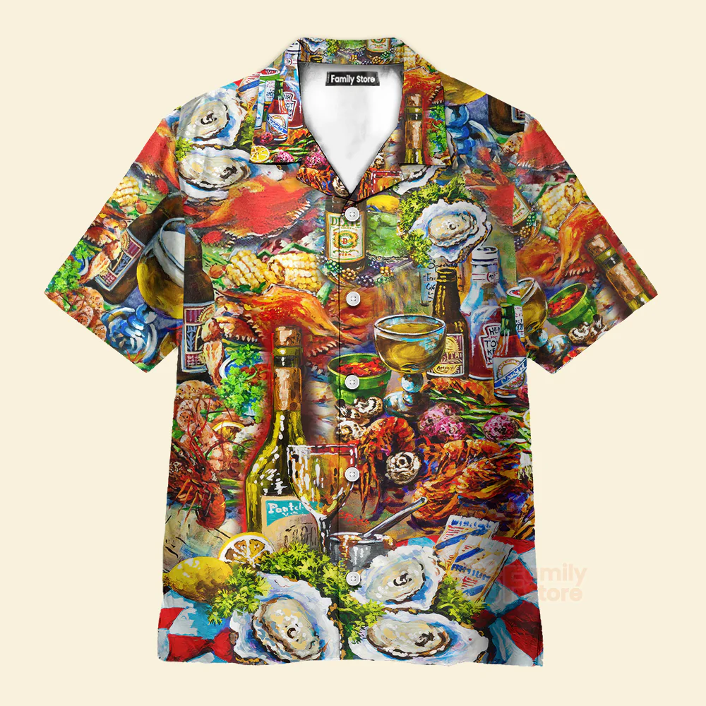 Food I'm On Seafood Diet Cool - Hawaiian Shirt