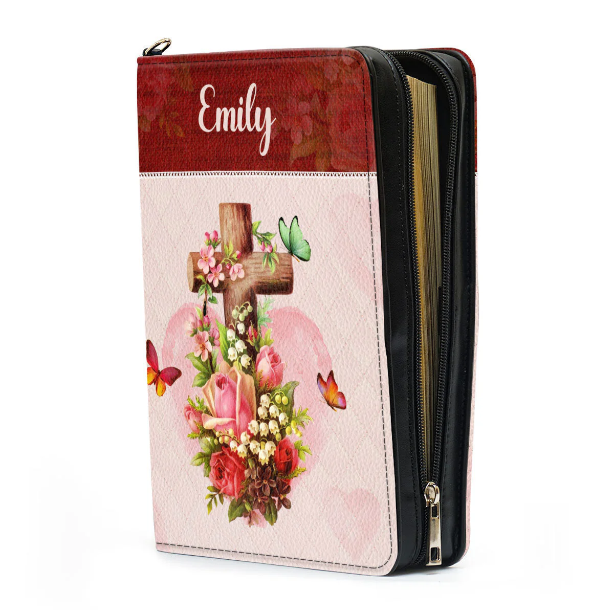 For God So Loved The World Christian Valentine - Unique Personalized Bible Covers - AT4080932 - Image 4