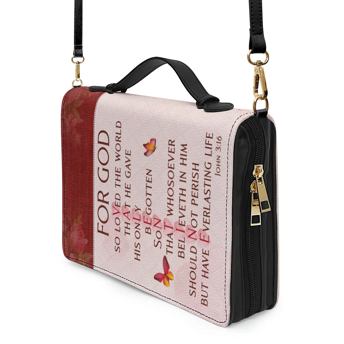For God So Loved The World Christian Valentine - Unique Personalized Bible Covers - AT4080932 - Image 5