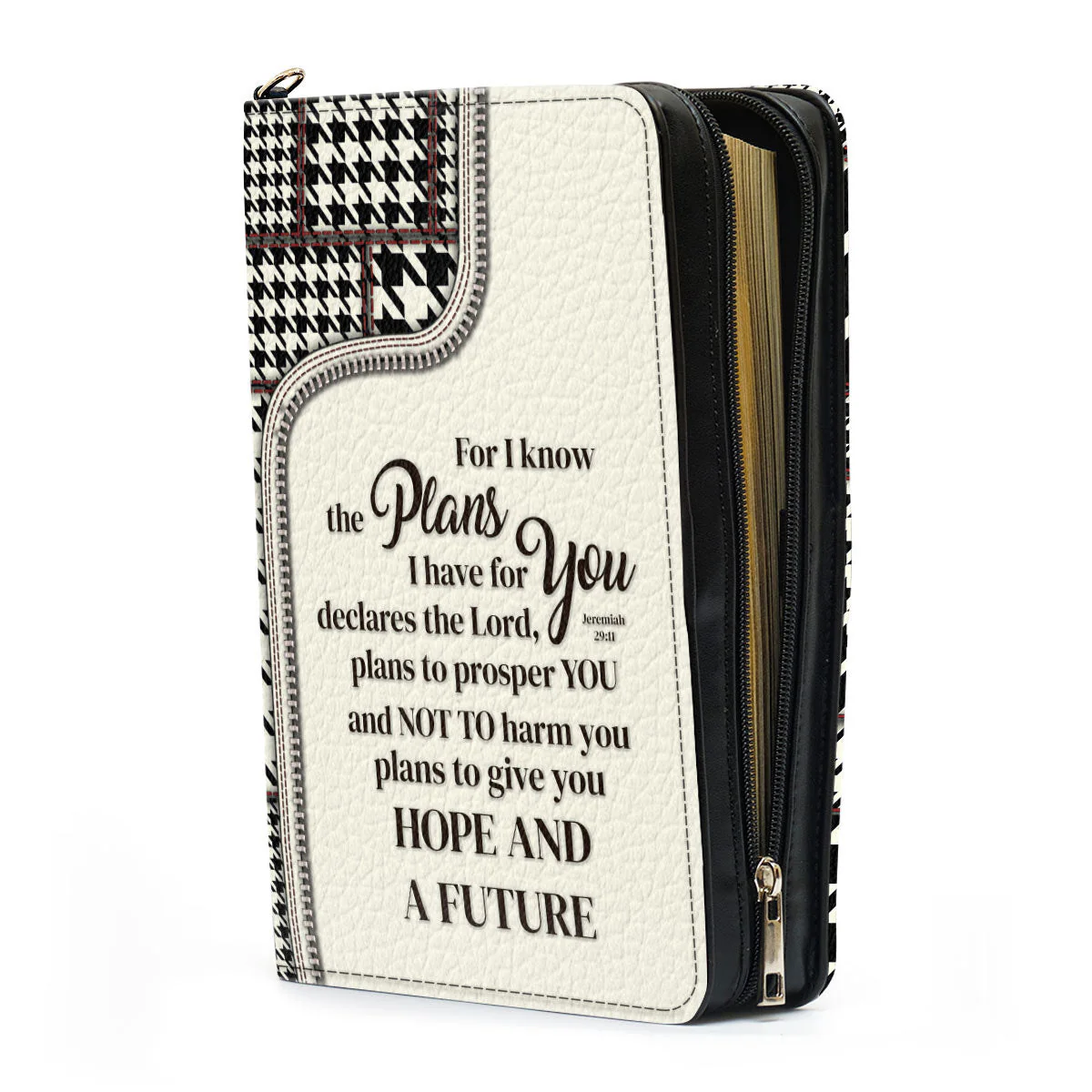 For I Know The Plans I Have For You Jeremiah 29:11 - Unique Personalized Bible Covers - AT4080848 - Image 4