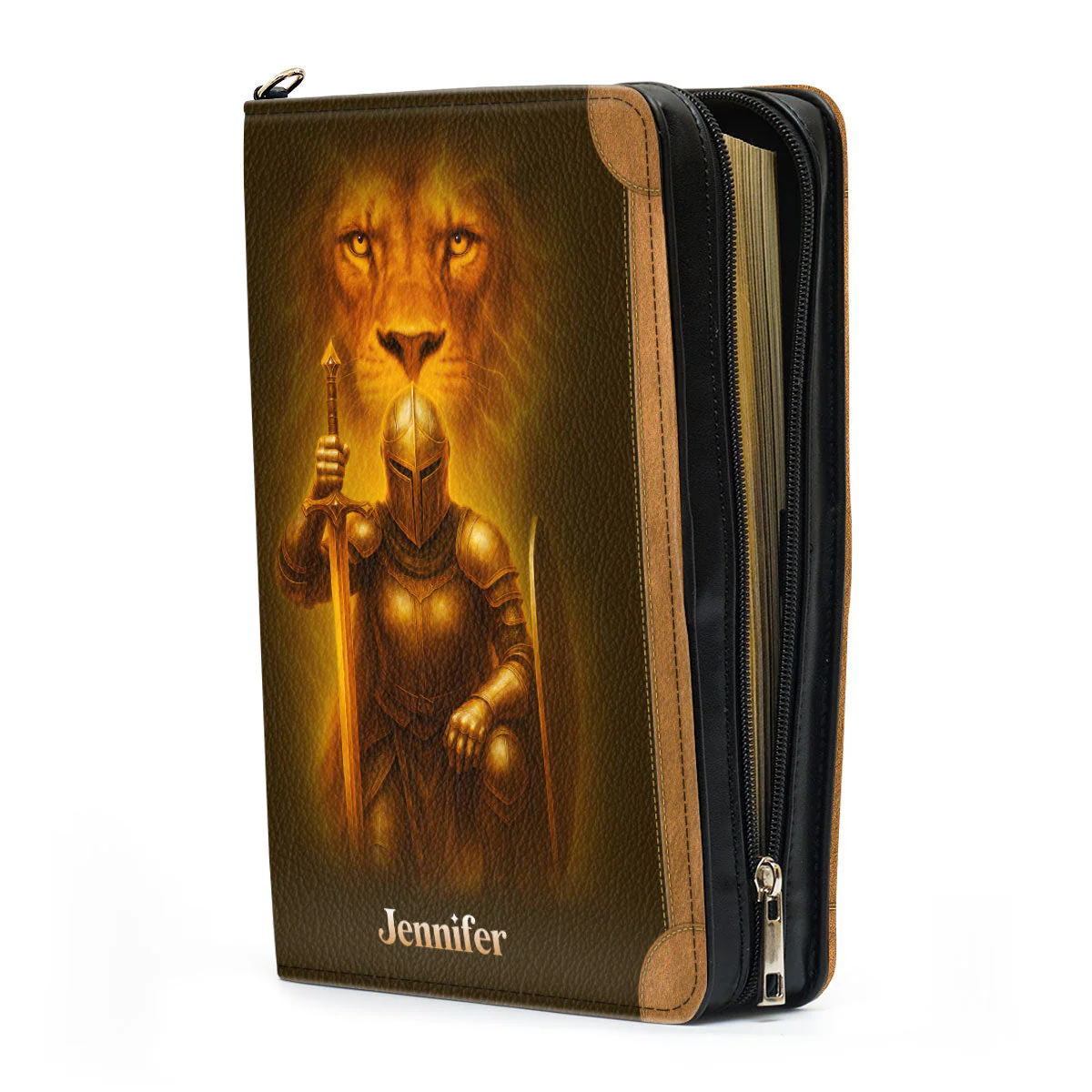 For My God Is With Me And Goes Before Me - Personalized Bible Cover TD118 - Image 3
