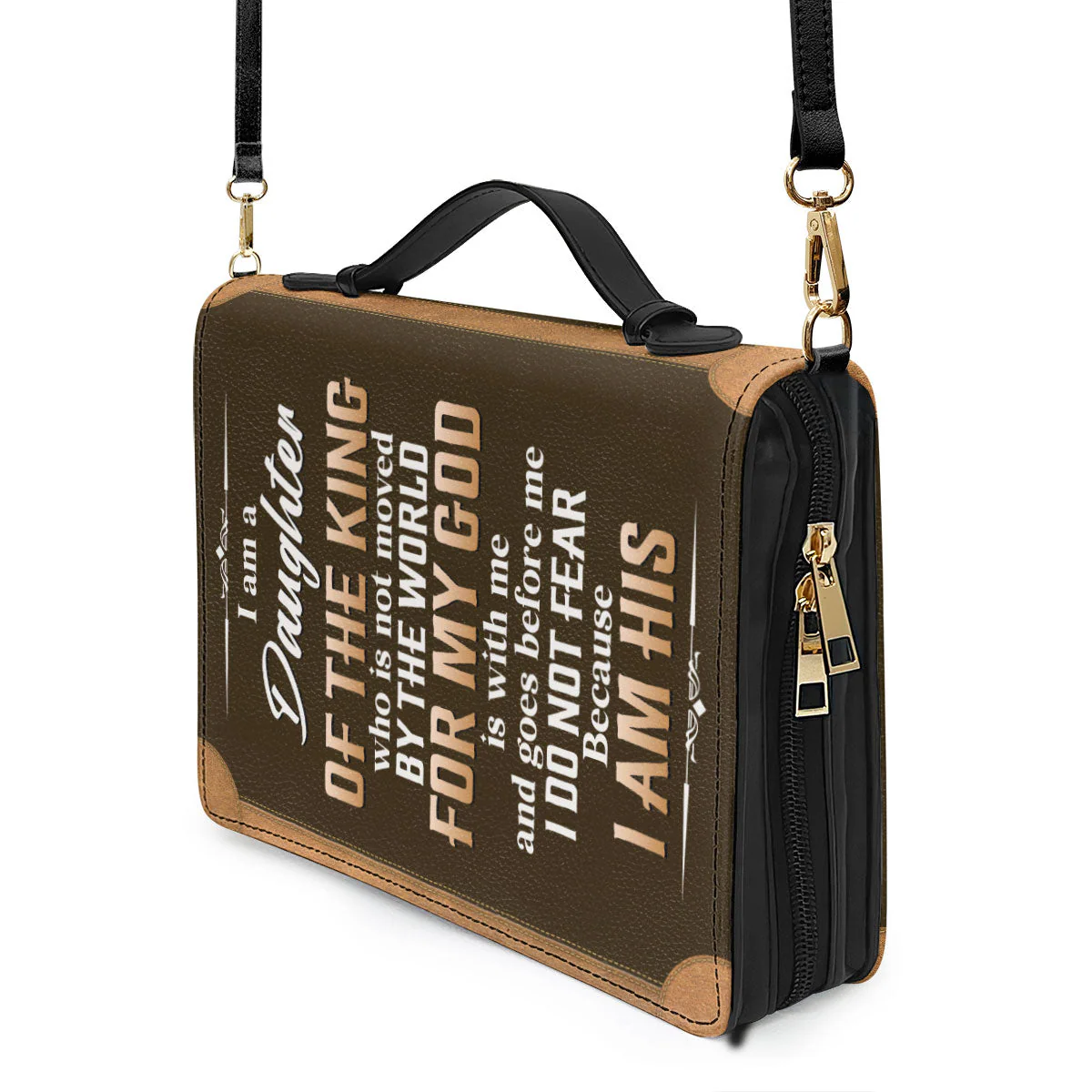 For My God Is With Me And Goes Before Me - Personalized Bible Cover TD118 - Image 4