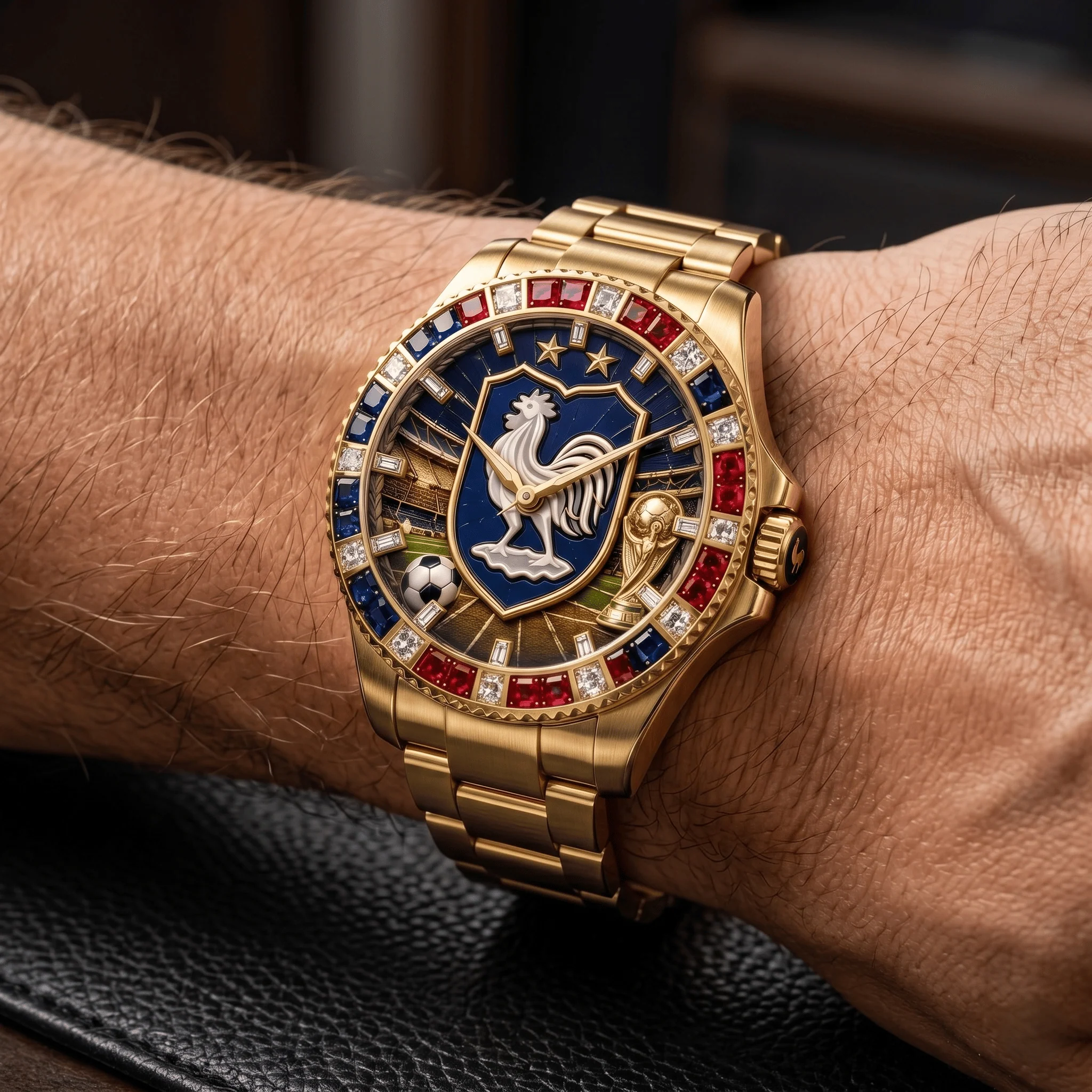 France Soccer Championship 2026 - Men's Wrist Watch - Gift For Sport Lovers, Football Fans - Image 2