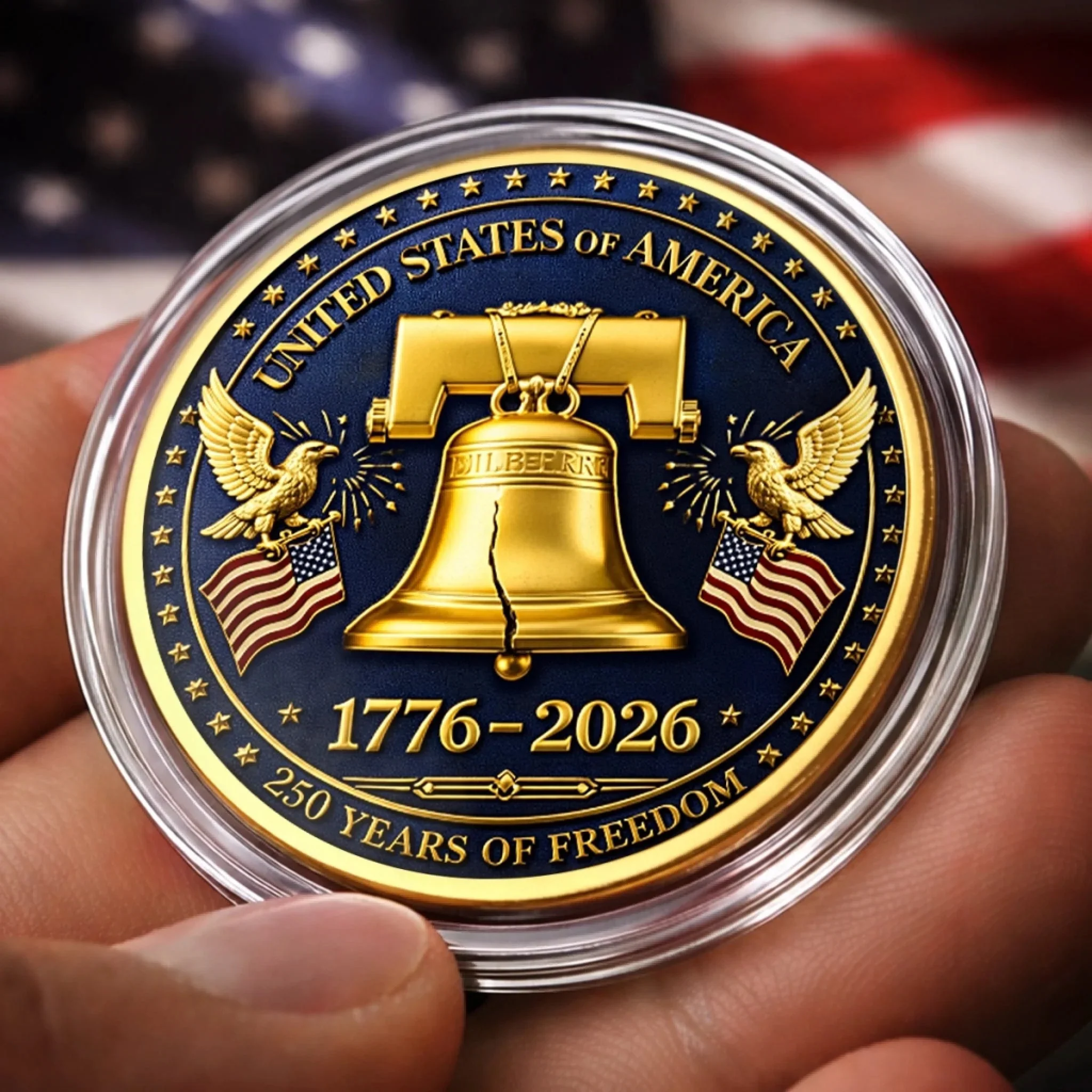 Freedom Rings Loud And Proud - Commemorative Coin - Gift For Patriotic | HN02 - Image 3