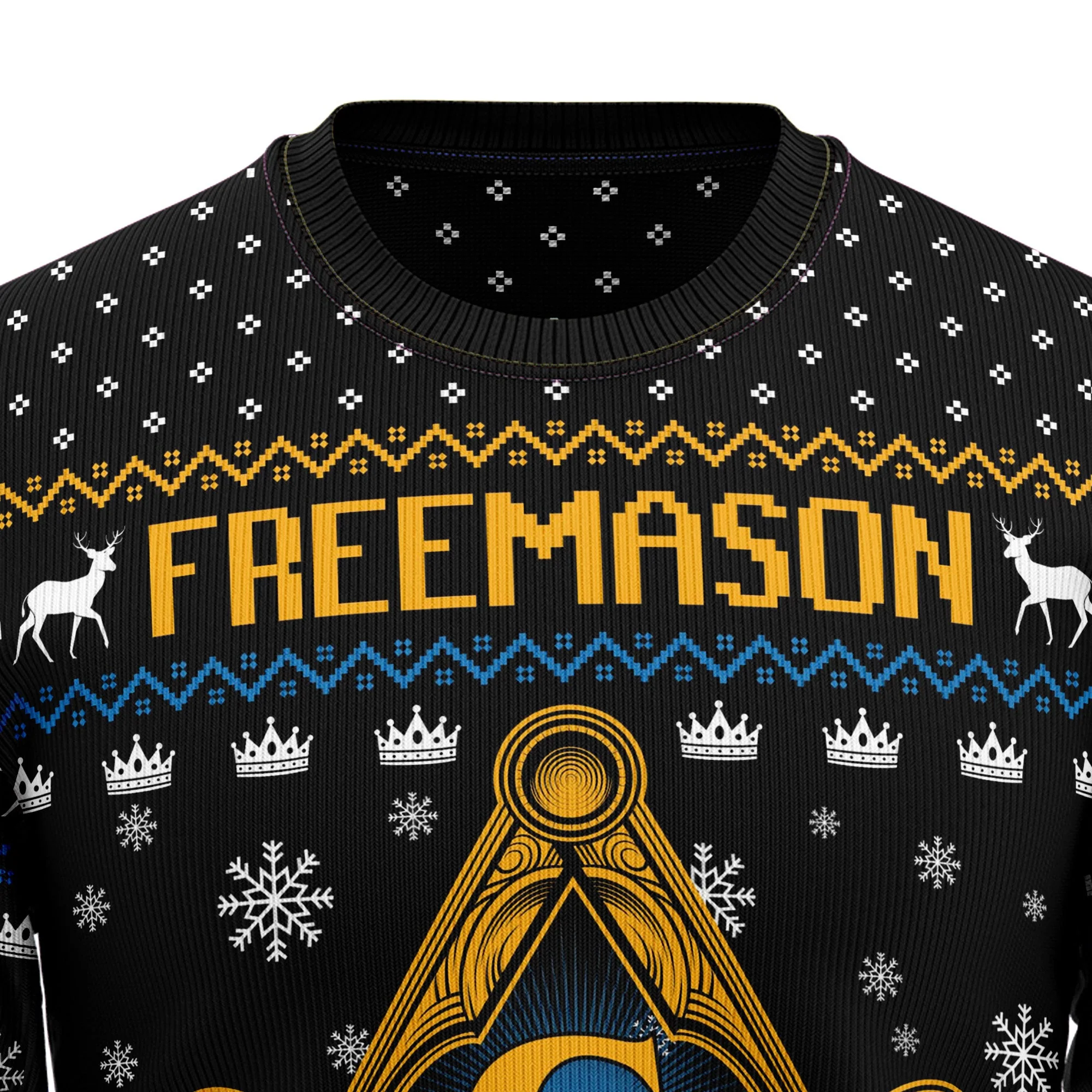 Freemason Ugly Christmas Sweater For Men And Women - Image 2
