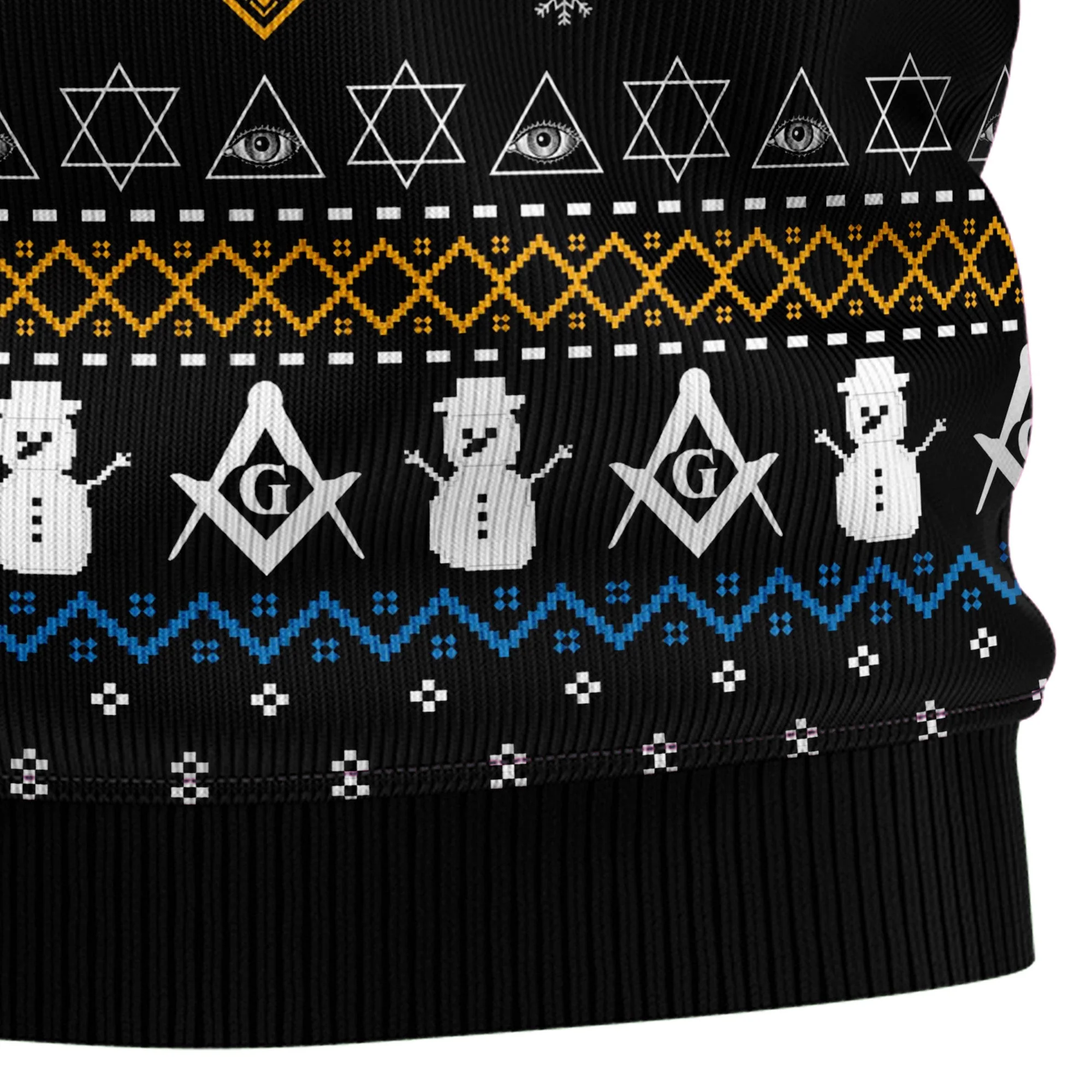 Freemason Ugly Christmas Sweater For Men And Women - Image 5