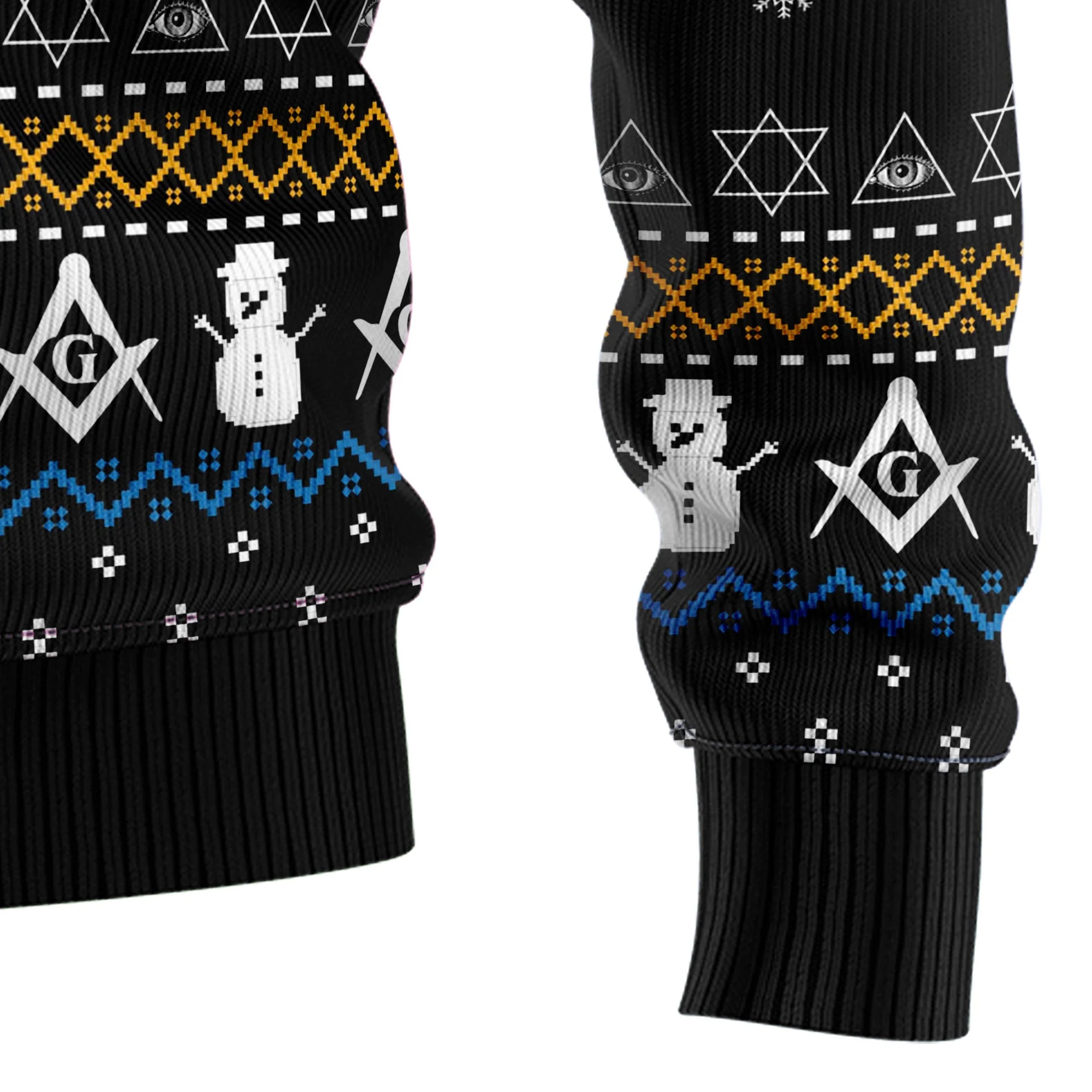 Freemason Ugly Christmas Sweater For Men And Women - Image 6