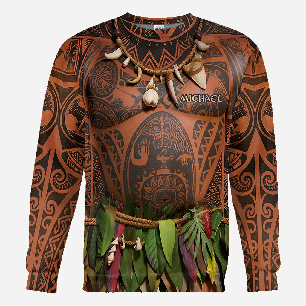Funny Aloha Hero Costume - Personalized All Over Shirt - Gift for Hawaiian Style Lovers - Image 6