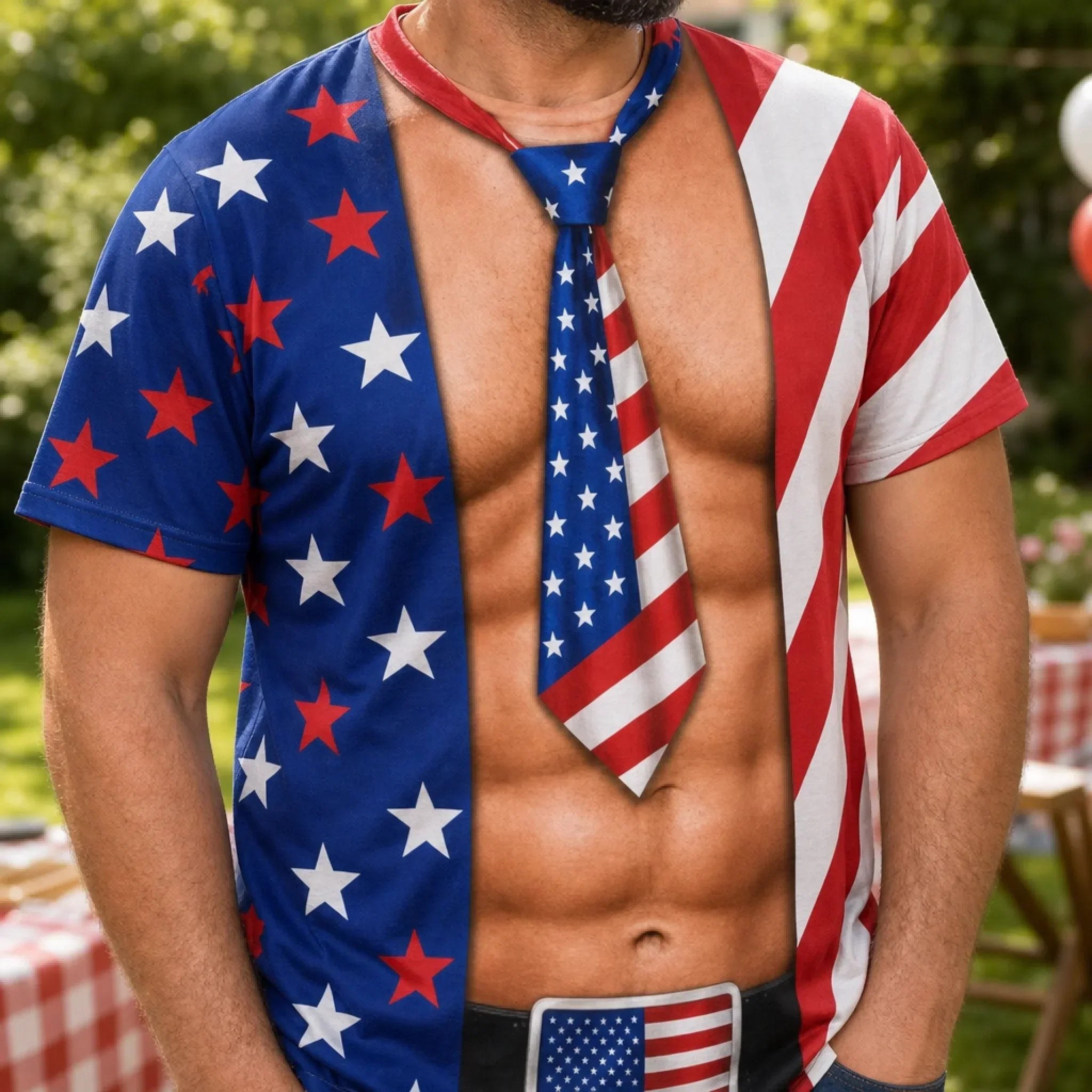 Funny Patriotic Liberty And Laughs - Personalized All Over Shirt - Gifts For Husband, Him - Image 8