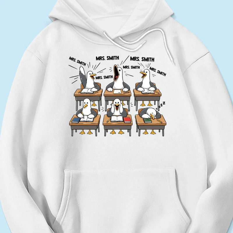 Funny Seagull Teacher - Personalized Shirt - Gifts For Teacher - Image 20