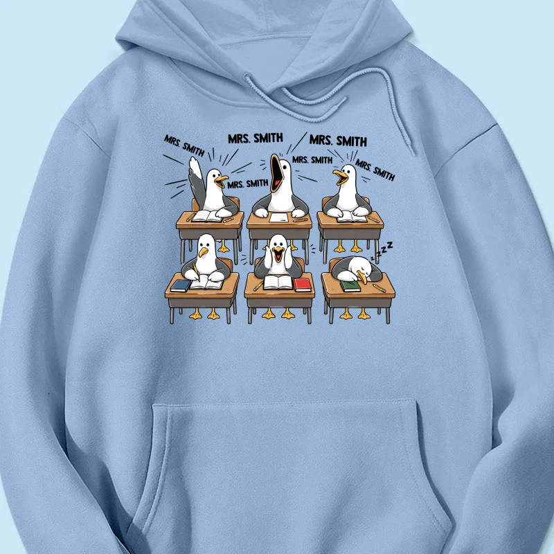 Funny Seagull Teacher - Personalized Shirt - Gifts For Teacher - Image 23