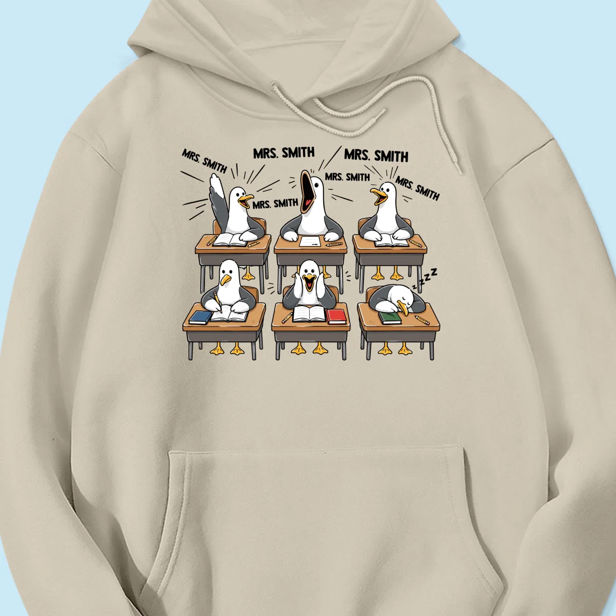 Funny Seagull Teacher - Personalized Shirt - Gifts For Teacher - Image 24