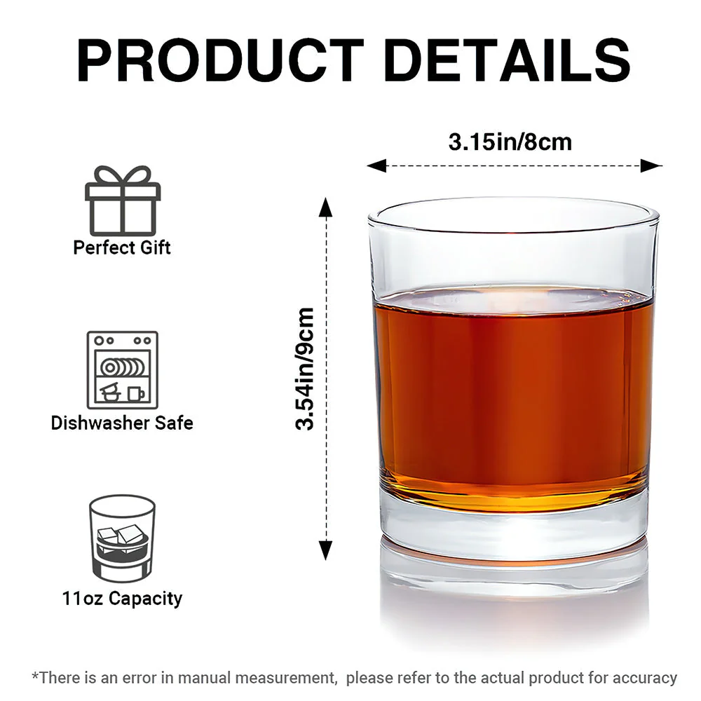 George Sloshington Funny Patriotic Design - Personalized Whiskey Glass - Gift For Him - Image 5