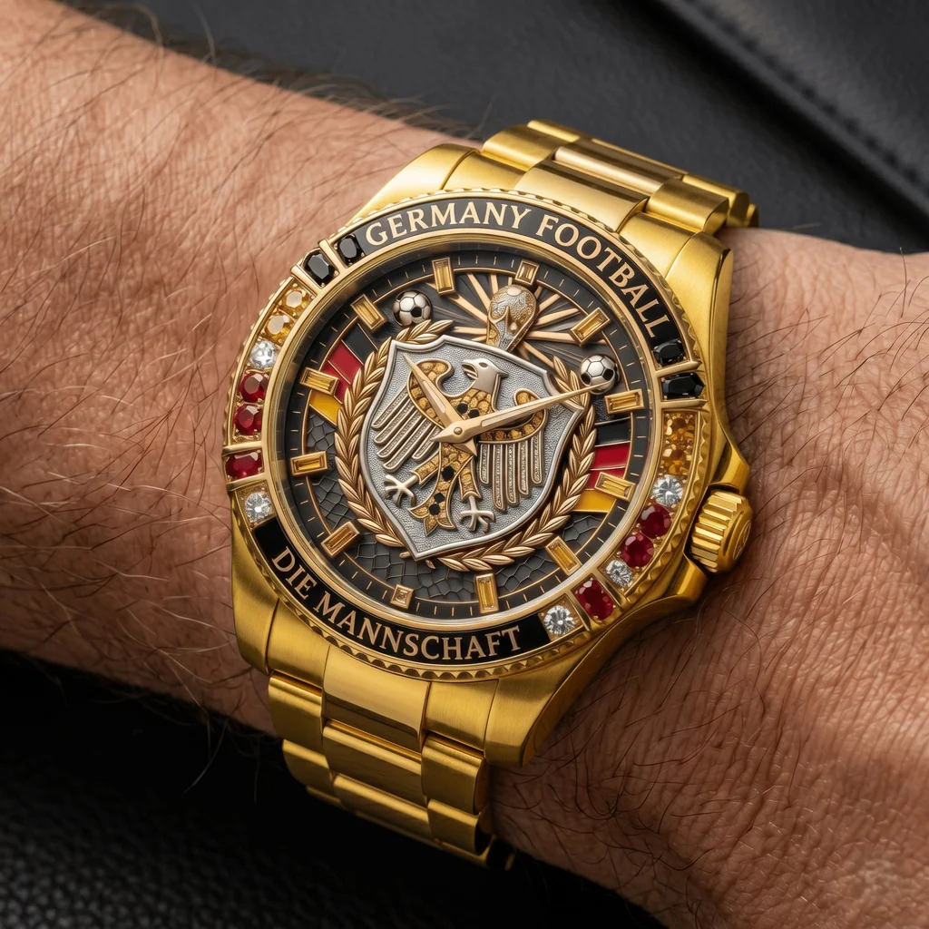 Germany Soccer Championship 2026 - Men's Wrist Watch - Gift For Sport Lovers - Image 2