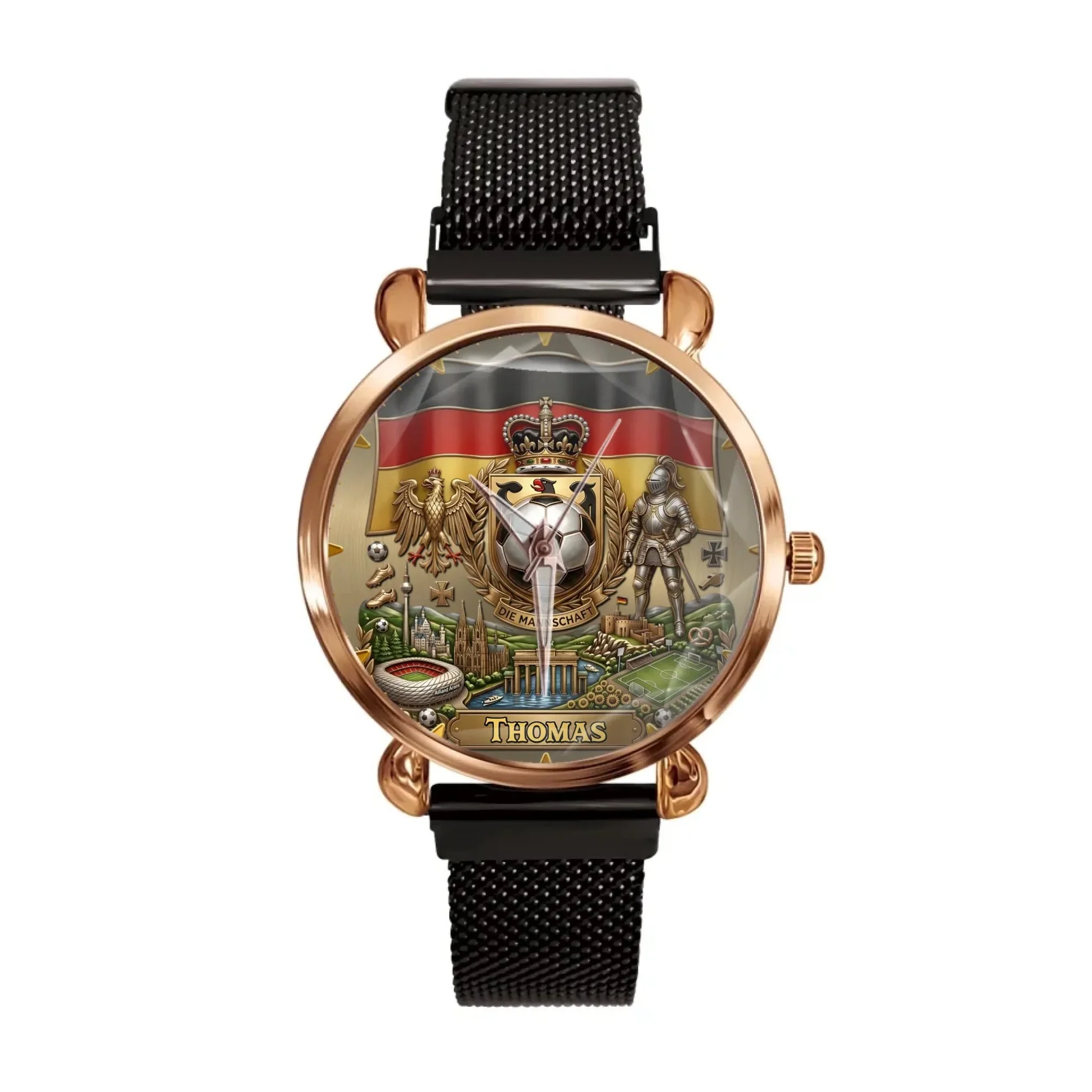 Germany Soccer Championship 2026 - Personalized Hand Watch - Gift For Sport Lovers - Image 5