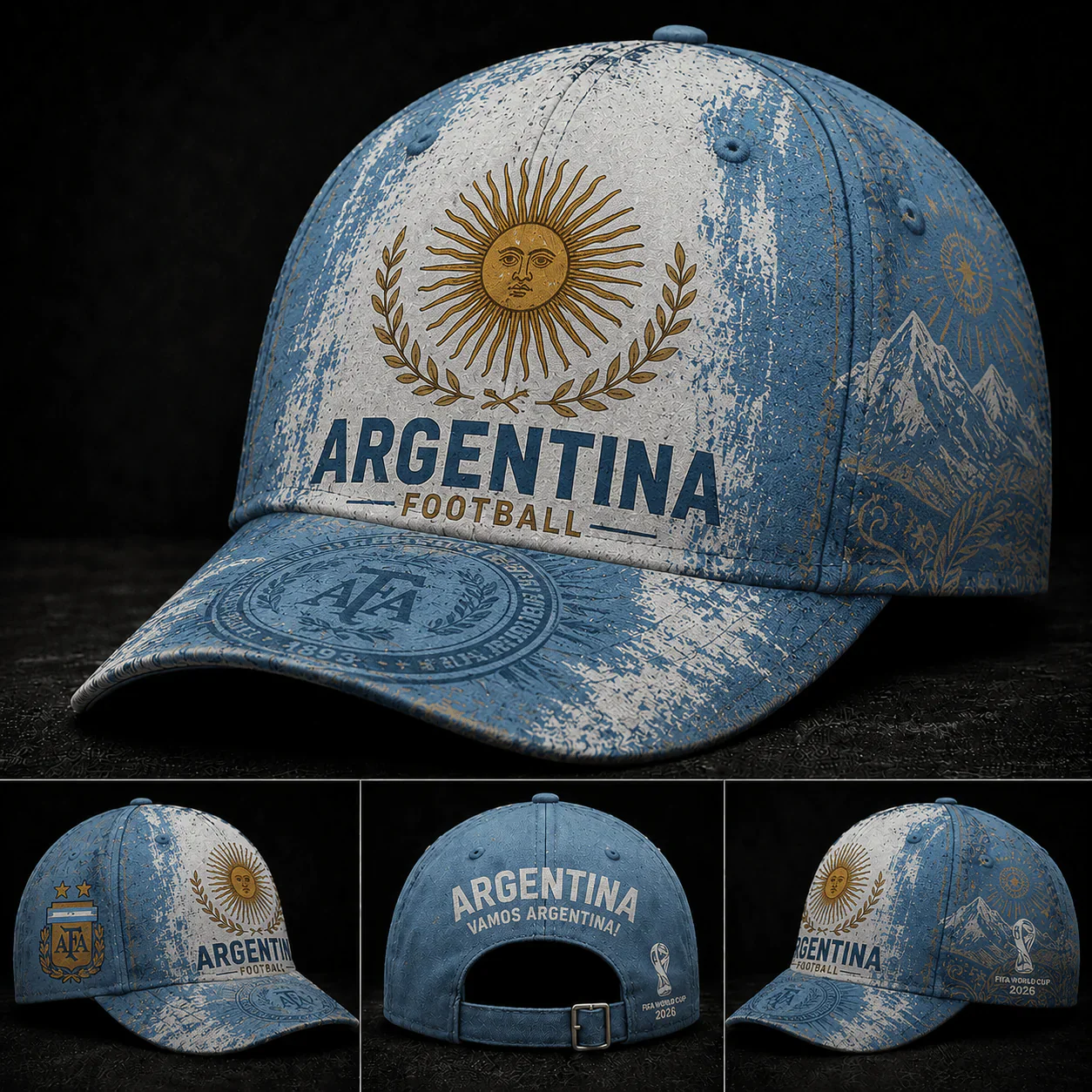 GG - CArgentina Soccer Championship 2026 - Personalized Classic Cap - Gift For Football Lovers, Sports Fans nl122lassic Cap New
