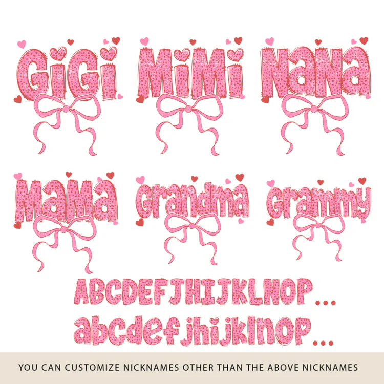 Gigi Nana And Kids - Personalized Sweatshirt With Design On Sleeve - Valentine Gift For Grandma, Mom, Wife - NH96 - Image 2
