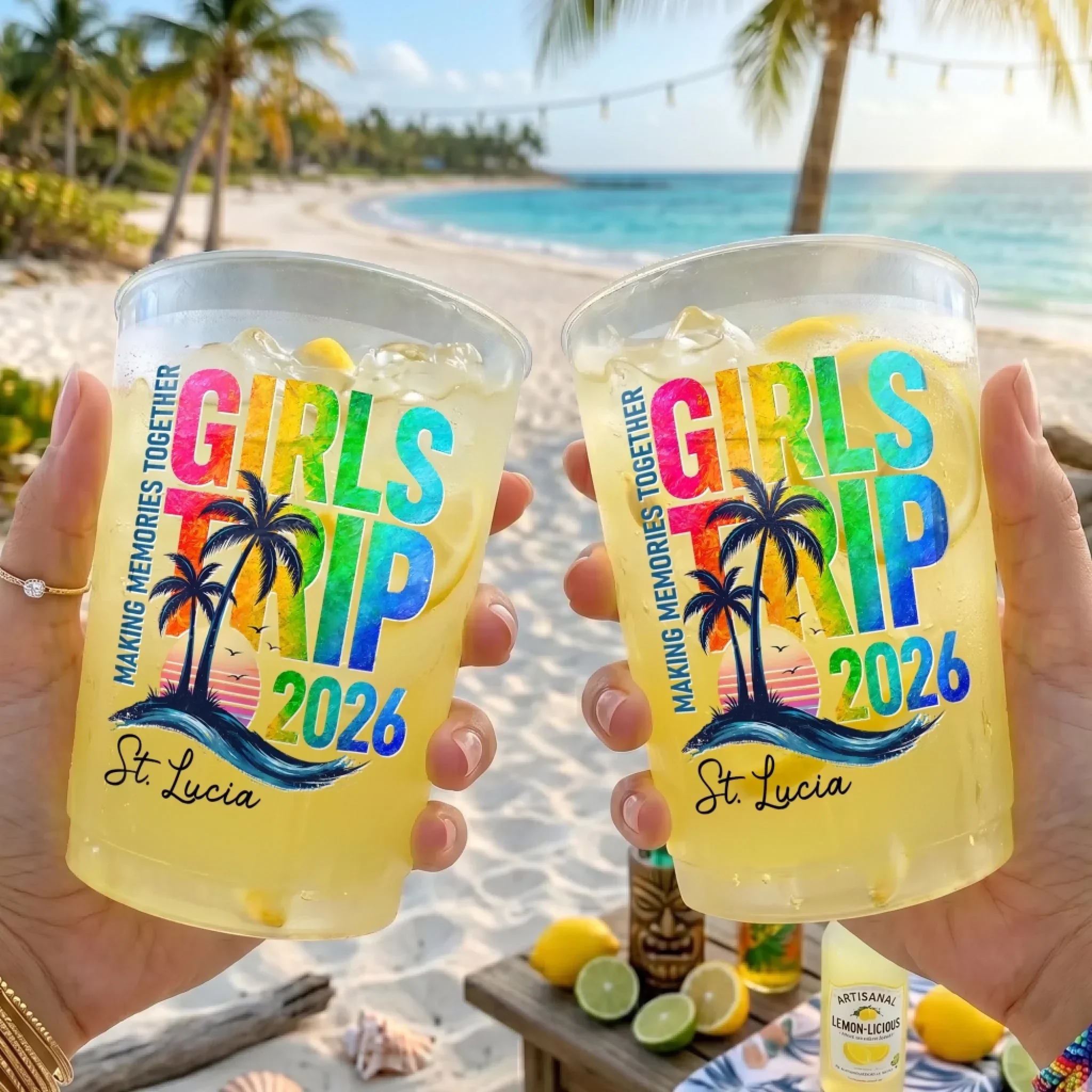 Girls Trip 2026 Making Memories Together - Personalized Cups - Gift For Her, Best Friends - Image 3