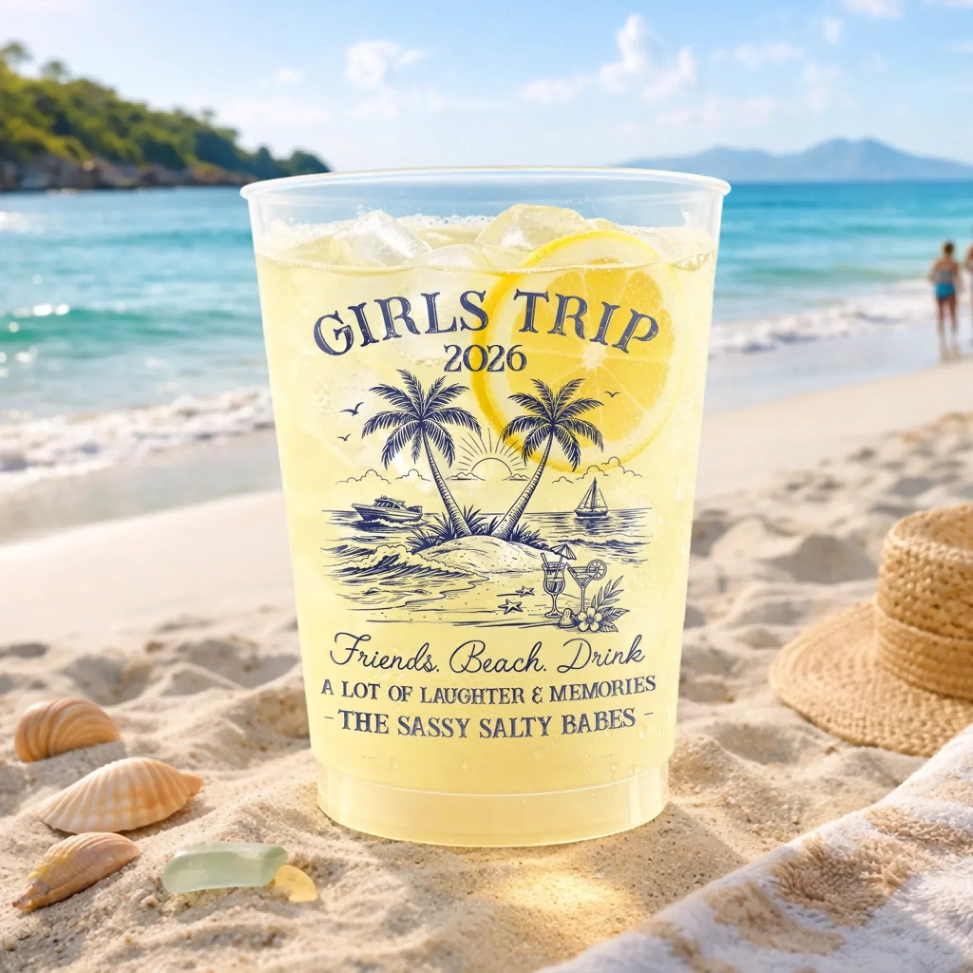 Girls Trip 2026 Summer Vibes - Personalized Cups - Gift For Her, Best Friends - Image 5