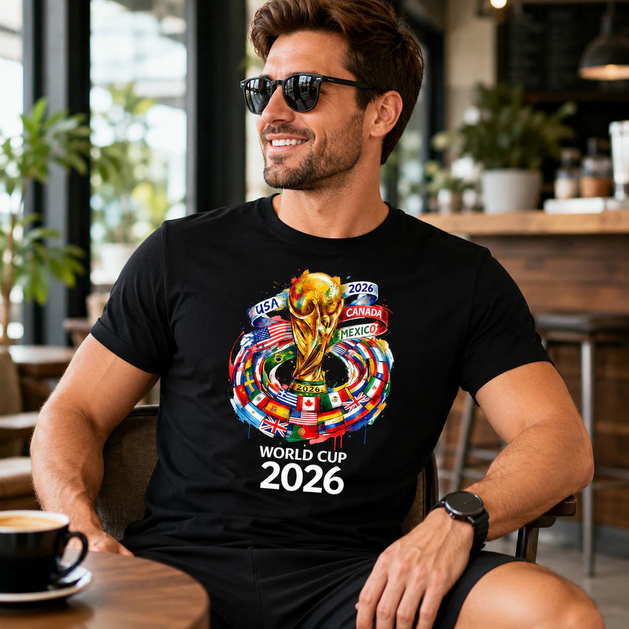 Global Championship 2026 USA Canada Mexico Soccer Trophy - Personalized Shirt - Gift For Soccer Fans - Image 4