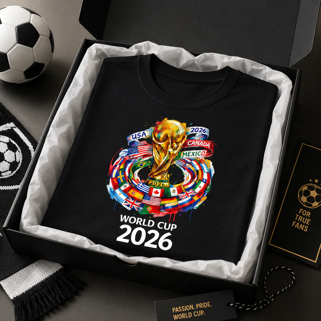 Global Championship 2026 USA Canada Mexico Soccer Trophy - Personalized Shirt - Gift For Soccer Fans - Image 5