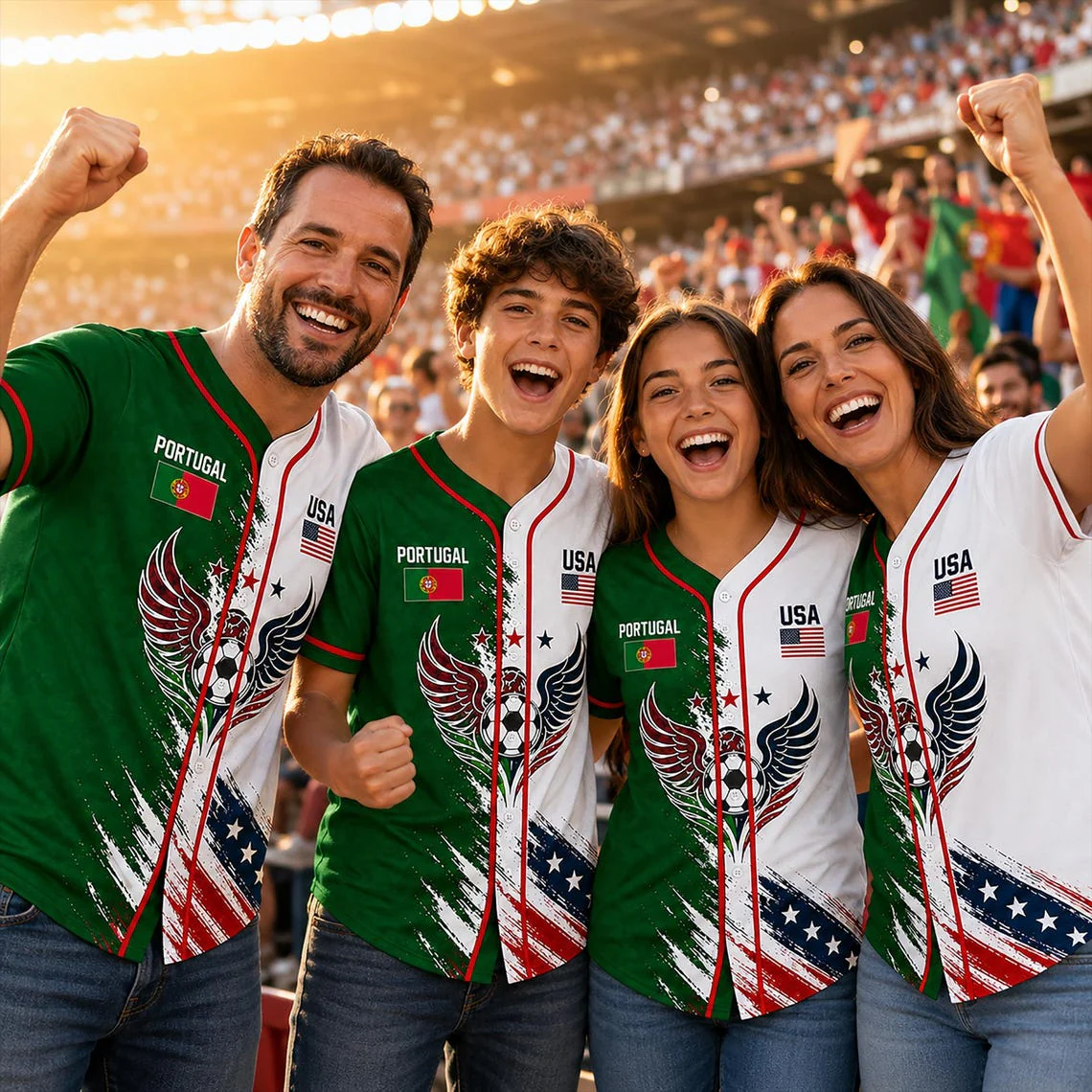 Global Football Championships 2026 USA And Portugal - Personalized Baseball Jersey - Gifts For Soccer Lovers, Sport Fans - Image 6