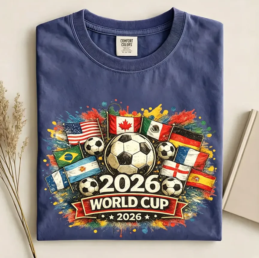 Global Soccer Championship 2026 Flags - Comfort Shirt - Gift For Soccer Fans