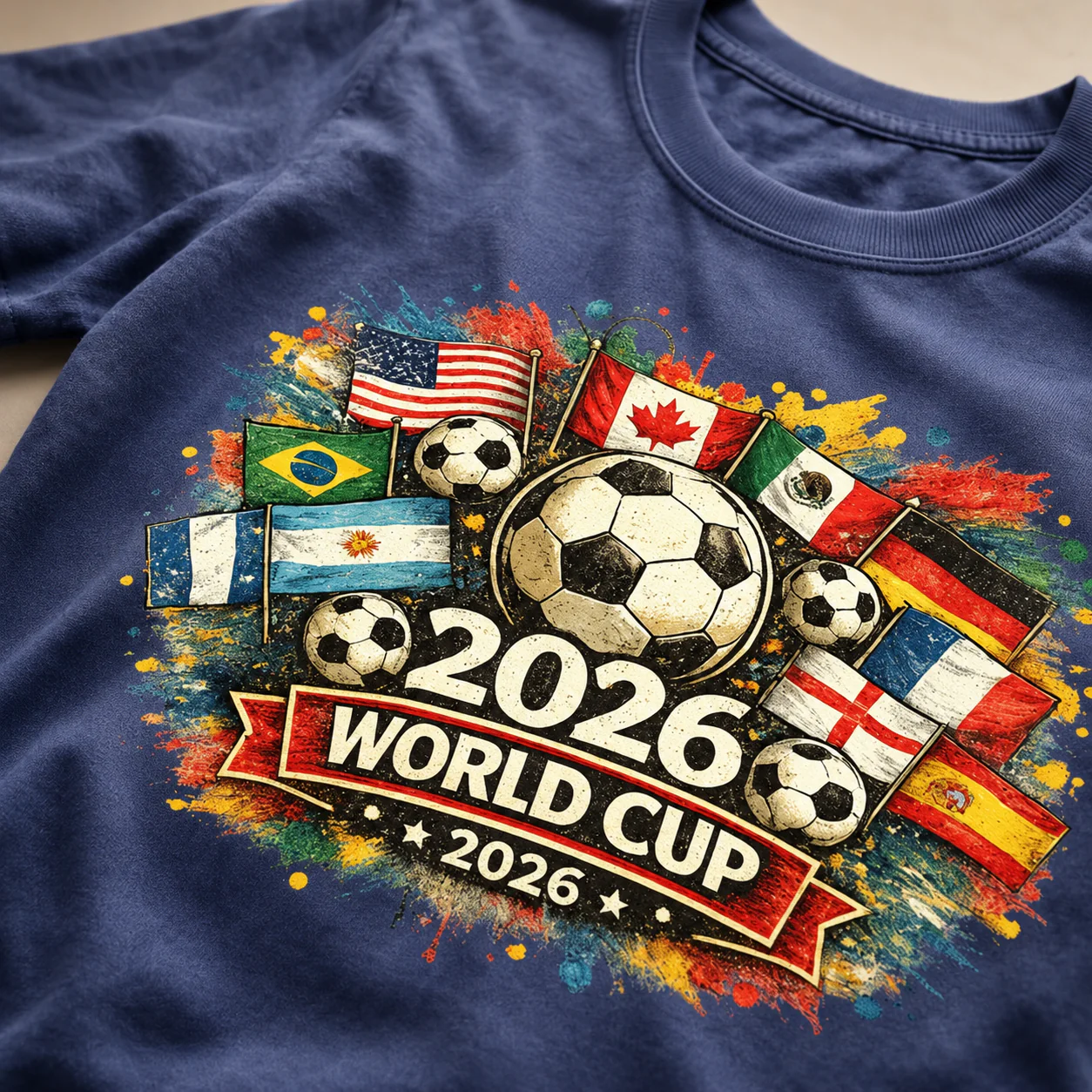 Global Soccer Championship 2026 Flags - Comfort Shirt - Gift For Soccer Fans - Image 5