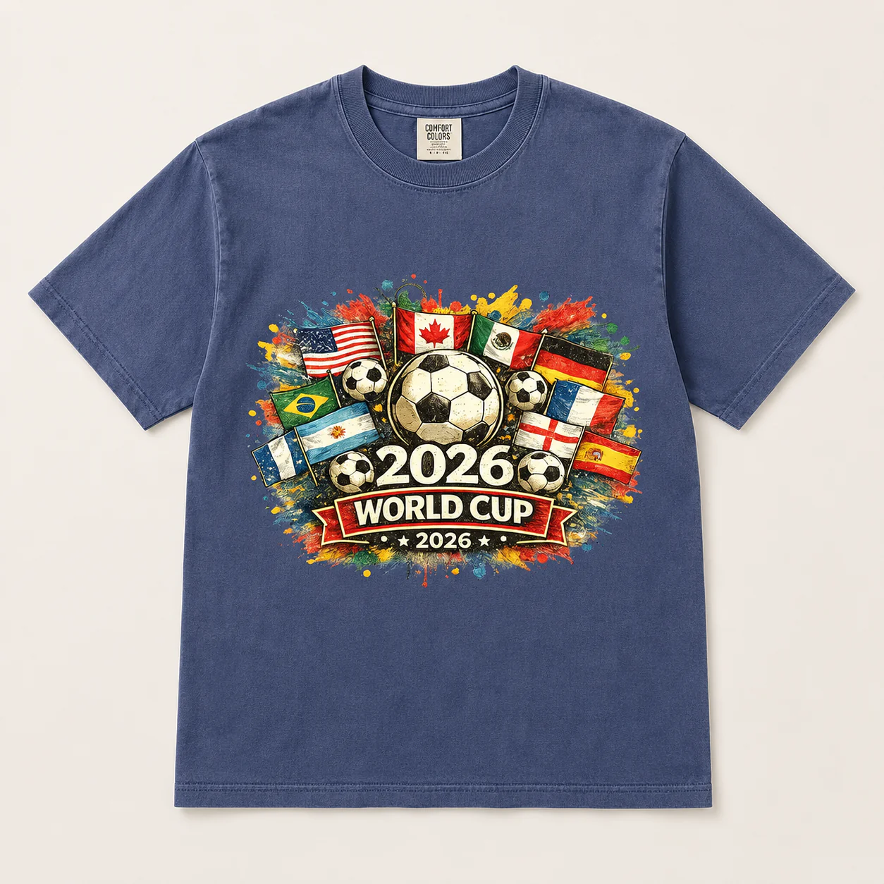 Global Soccer Championship 2026 Flags - Comfort Shirt - Gift For Soccer Fans - Image 7