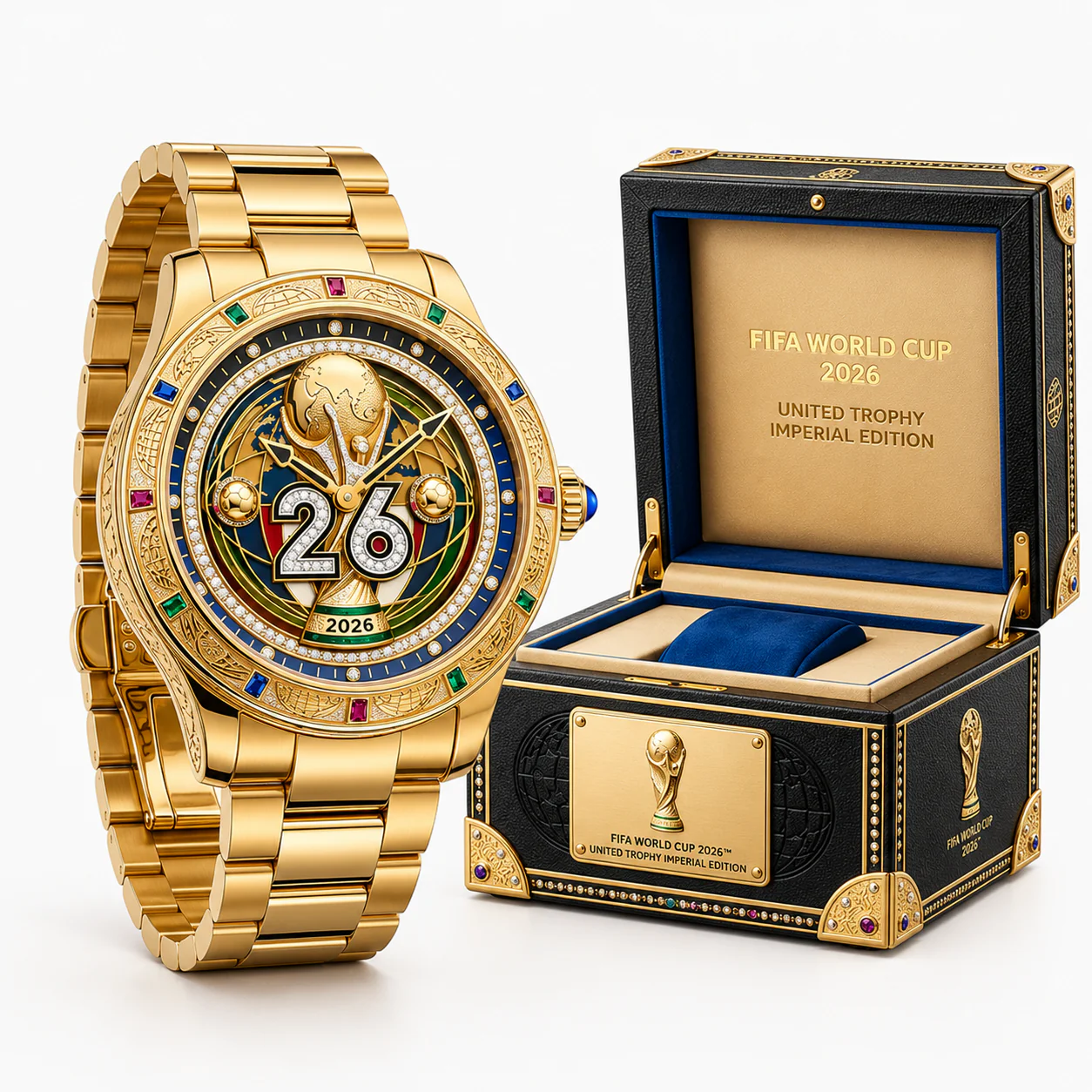 Global Soccer Championship 2026 -Men's Wrist Watch - Gifts For Football Lovers, Sports Fans - Image 5