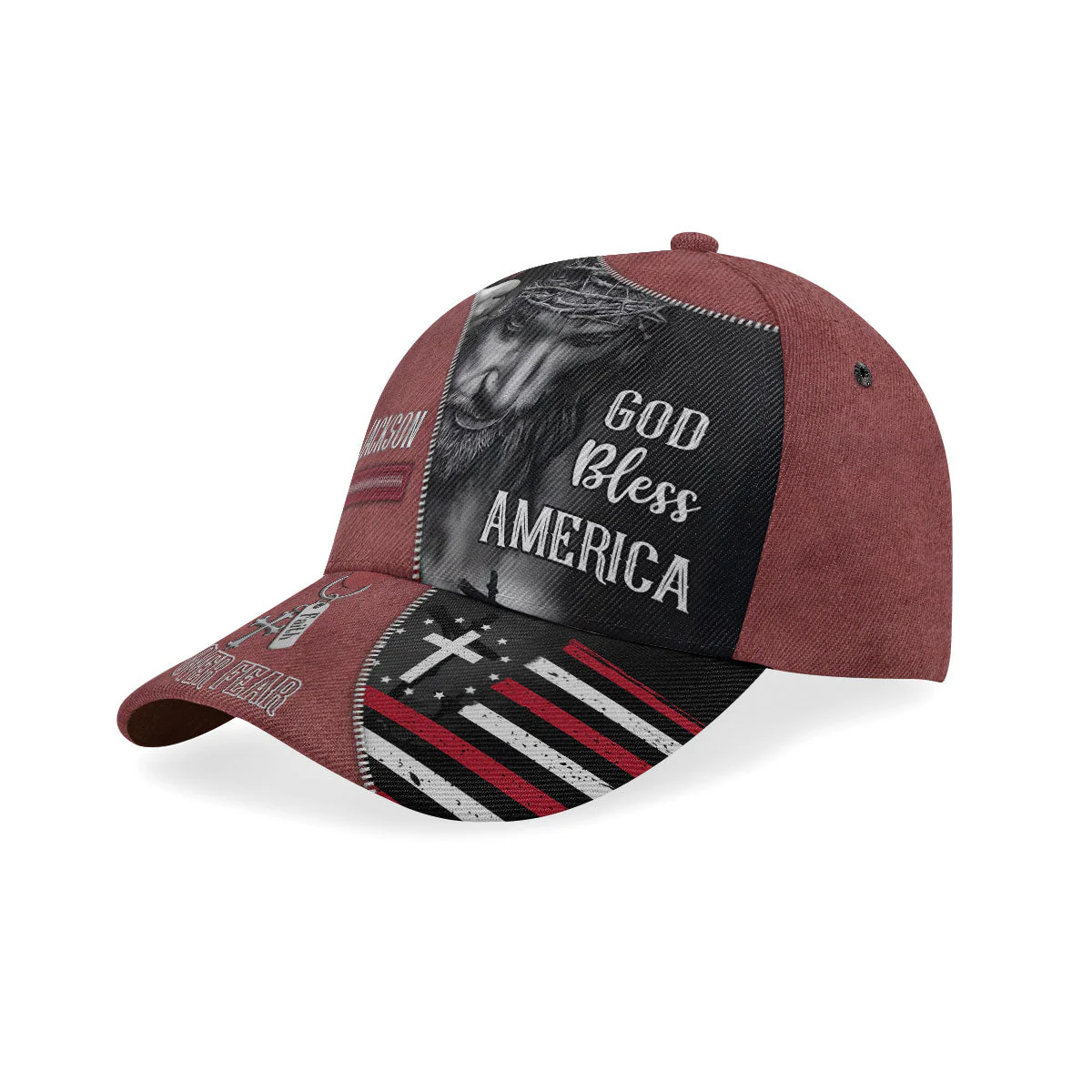 God Bless America - Personalized Classic Cap - Christian Gift For Him BA01 - Image 4