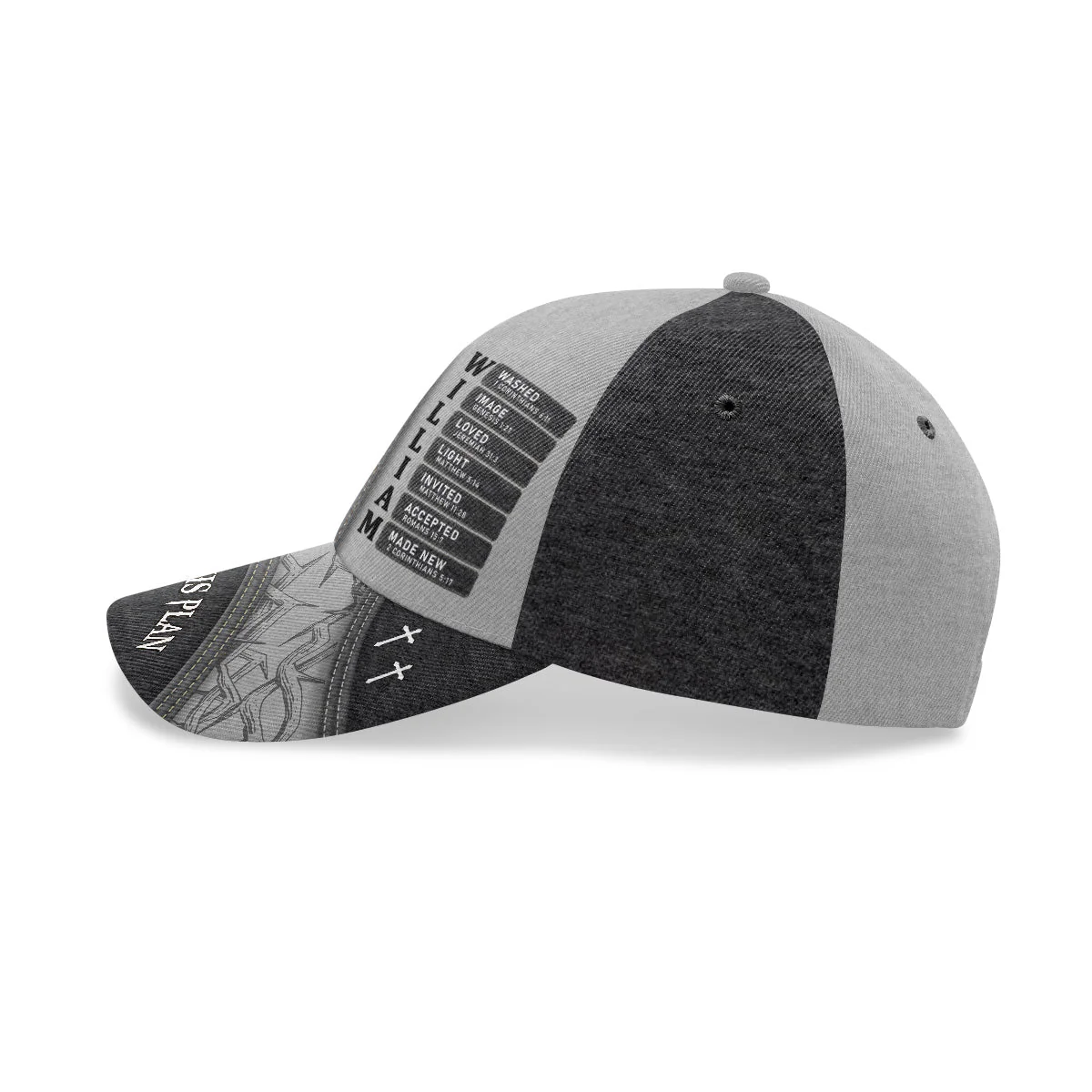 God Is Greater Than The Highs And Lows - Personalized Classic Cap - Gift for Men, Dad, Grandpa, Husband, Father's Day Gift | CLGOD06 NA94 - Image 3