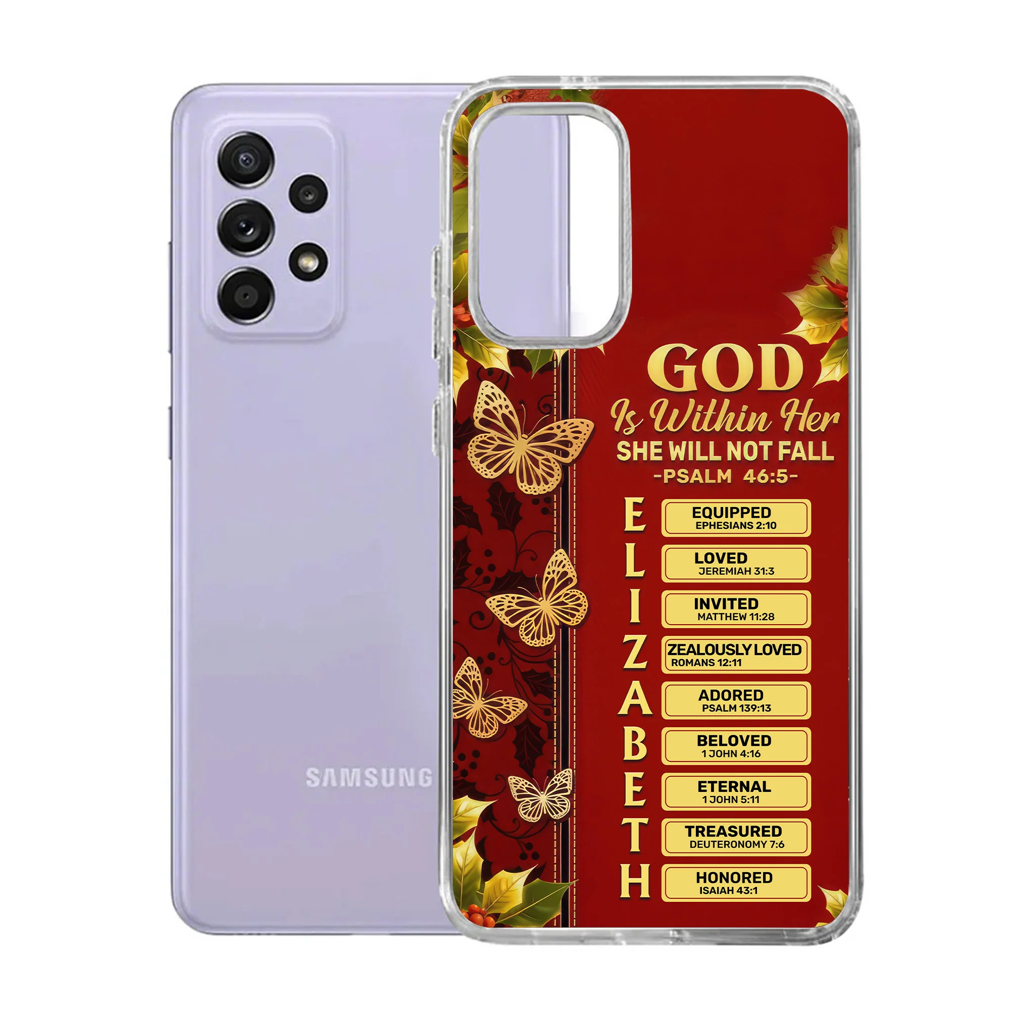 God Is Within Her She Will Not Fall - Personalized Phone Case - Gifts For Christmas TD118 - Image 6