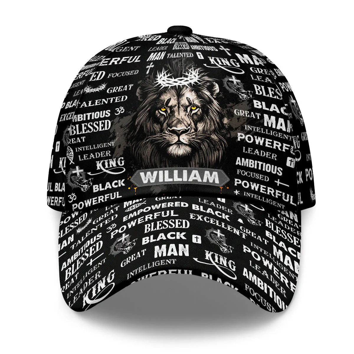 God Says I Am Black Man - Personalized Classic Cap - Gift For Dad, Husband, Grandpa HN02