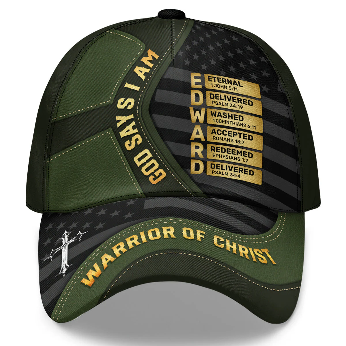 God Says I Am Delivered - Personalized Classic Cap TD118
