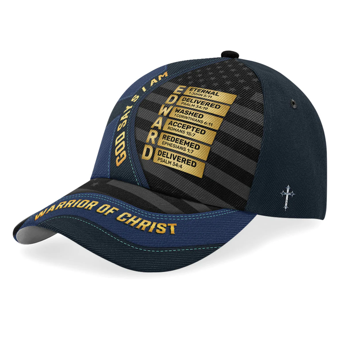 God Says I Am Delivered - Personalized Classic Cap TD118 - Image 2