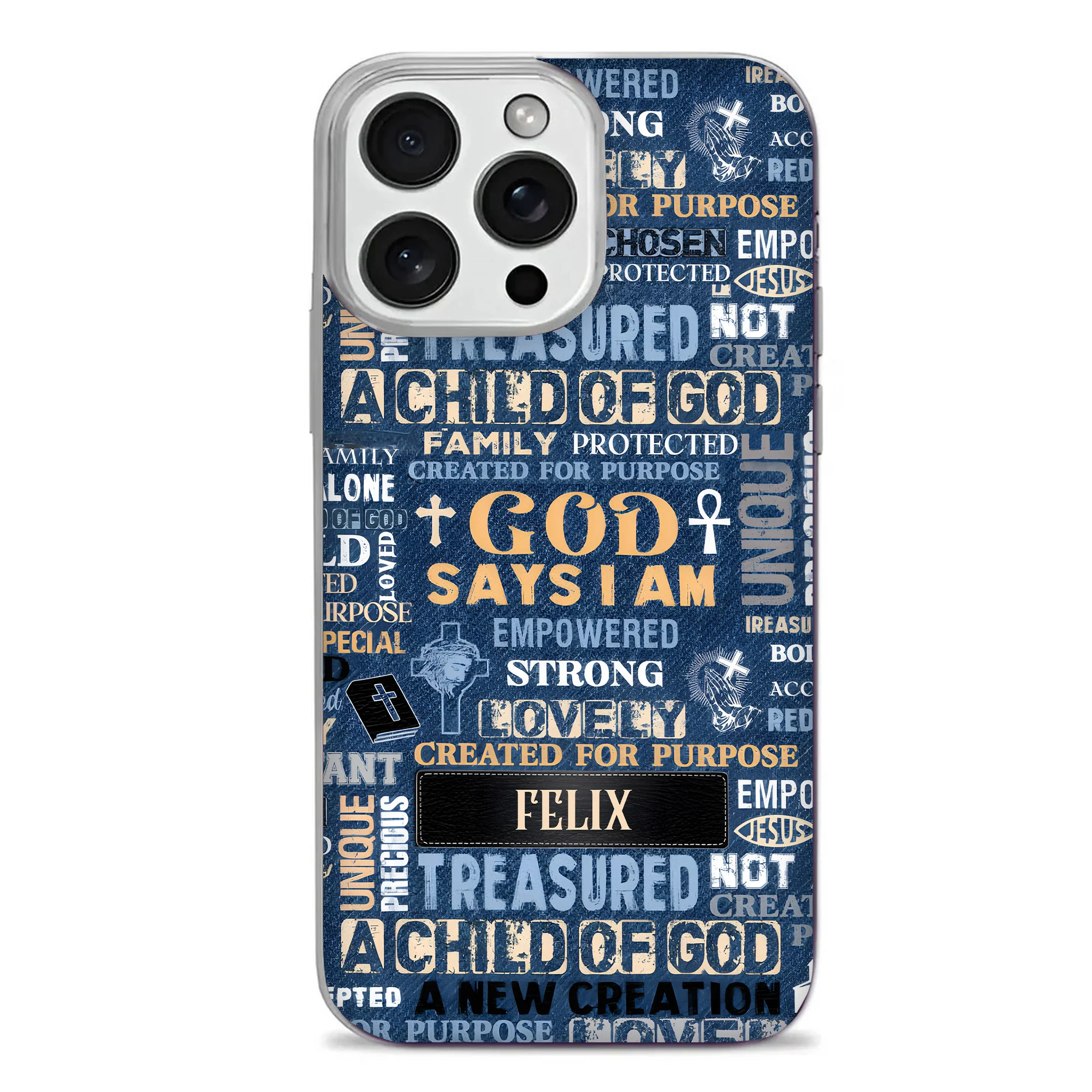 God Says I Am Empowered - Personalized Phone Case TD118