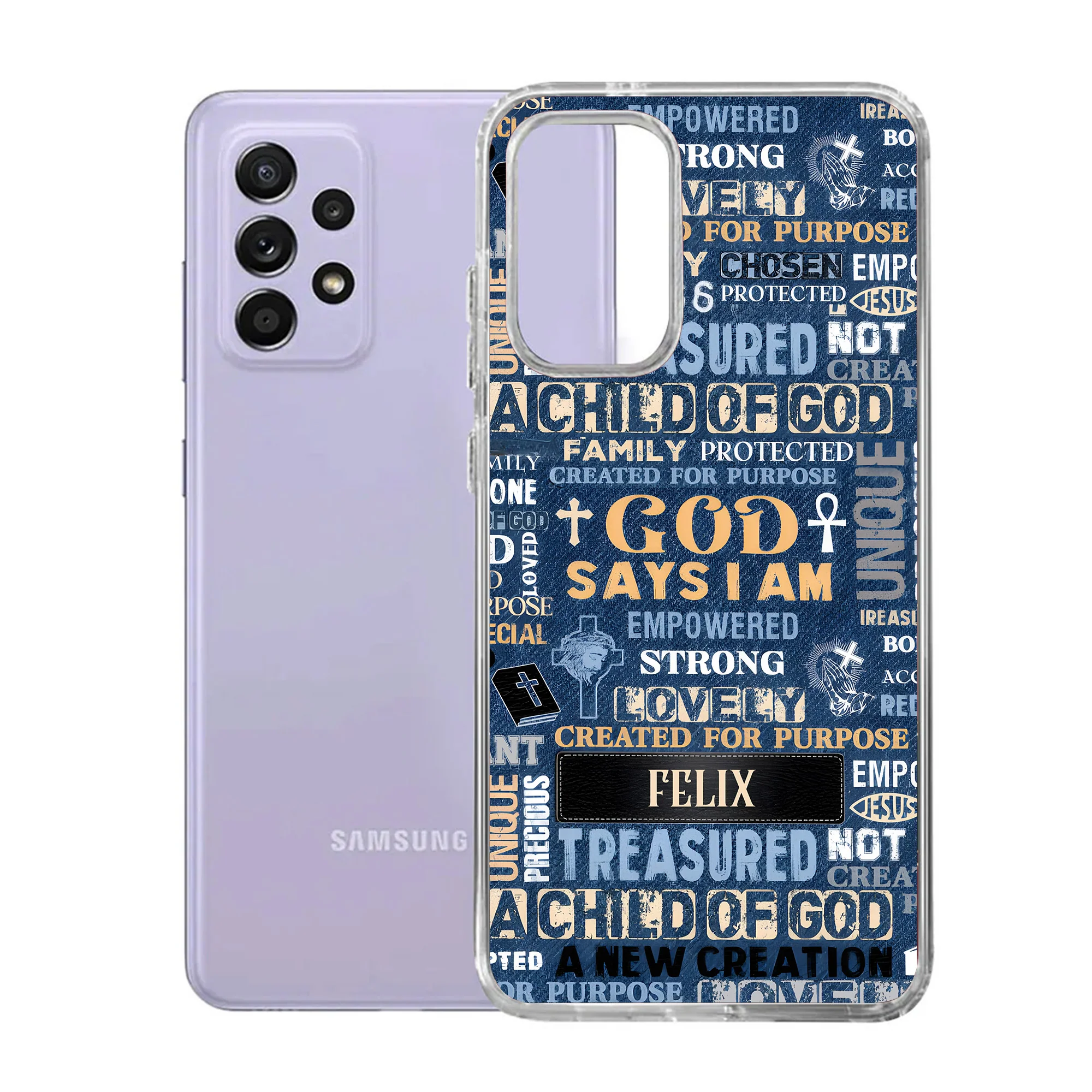 God Says I Am Empowered - Personalized Phone Case TD118 - Image 6