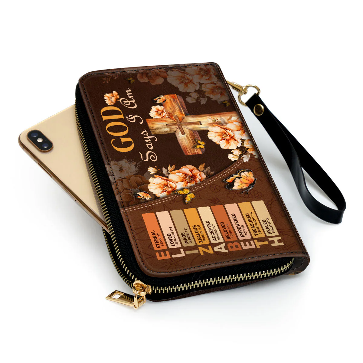 God Says I Am Eternal - Personalized Clutch Purse TD118 - Image 3