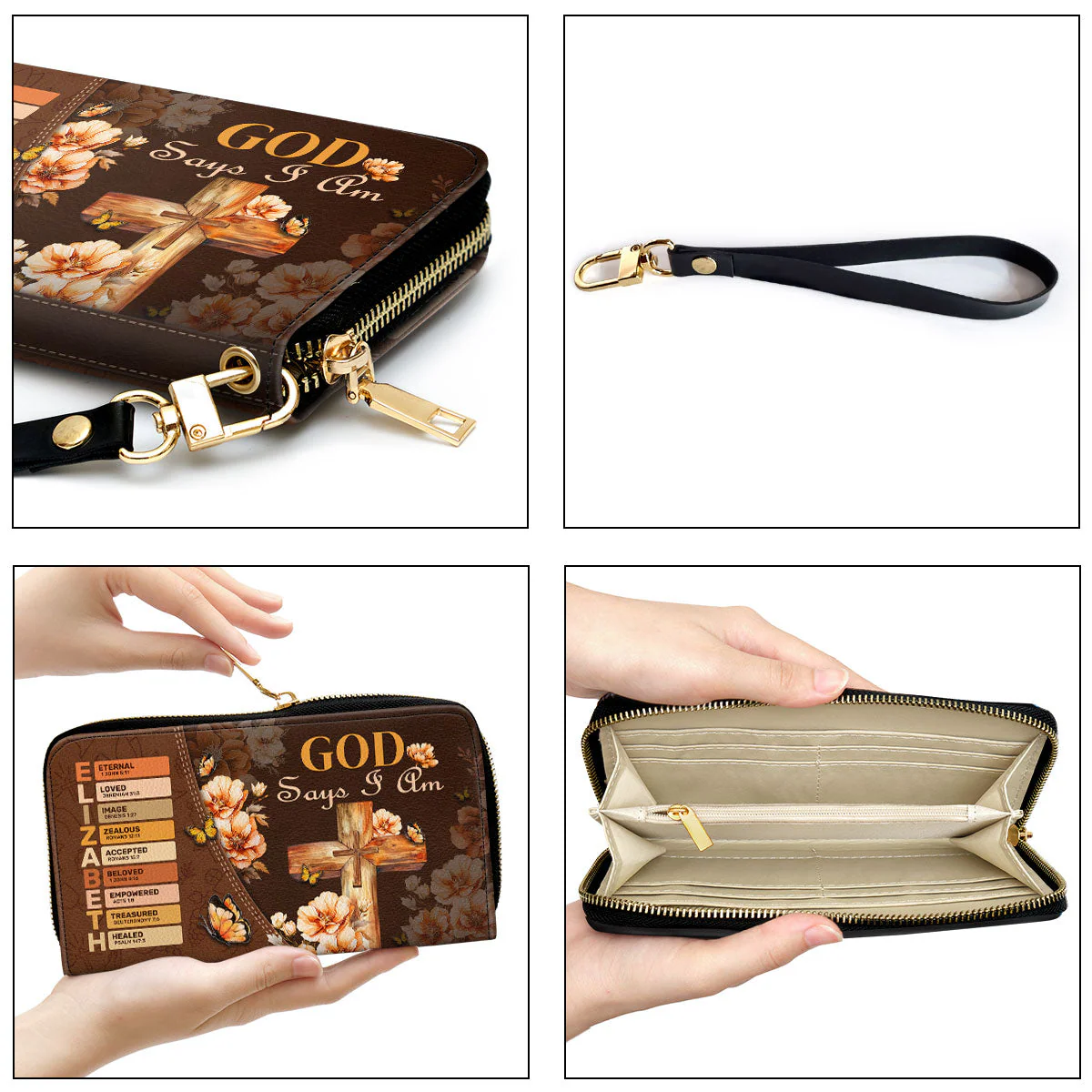 God Says I Am Eternal - Personalized Clutch Purse TD118 - Image 4