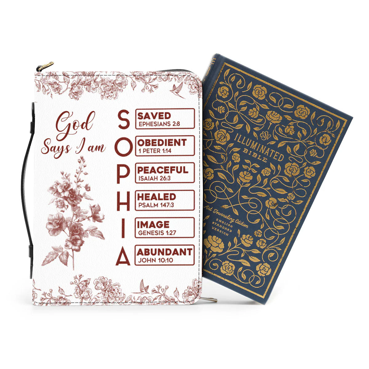 God Says I Am - Personalized Bible Cover - Image 2