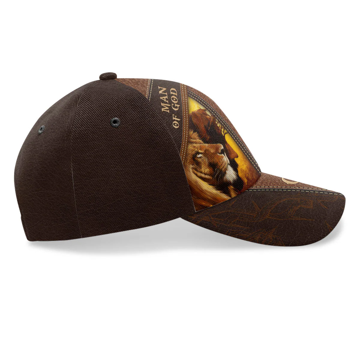 God Says I Am - Personalized Classic Cap - Christian Gift For Man BA01 - Image 4