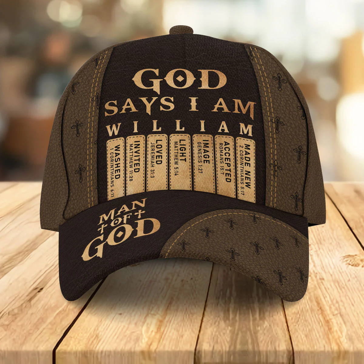 God Says I Am - Personalized Classic Cap TD118