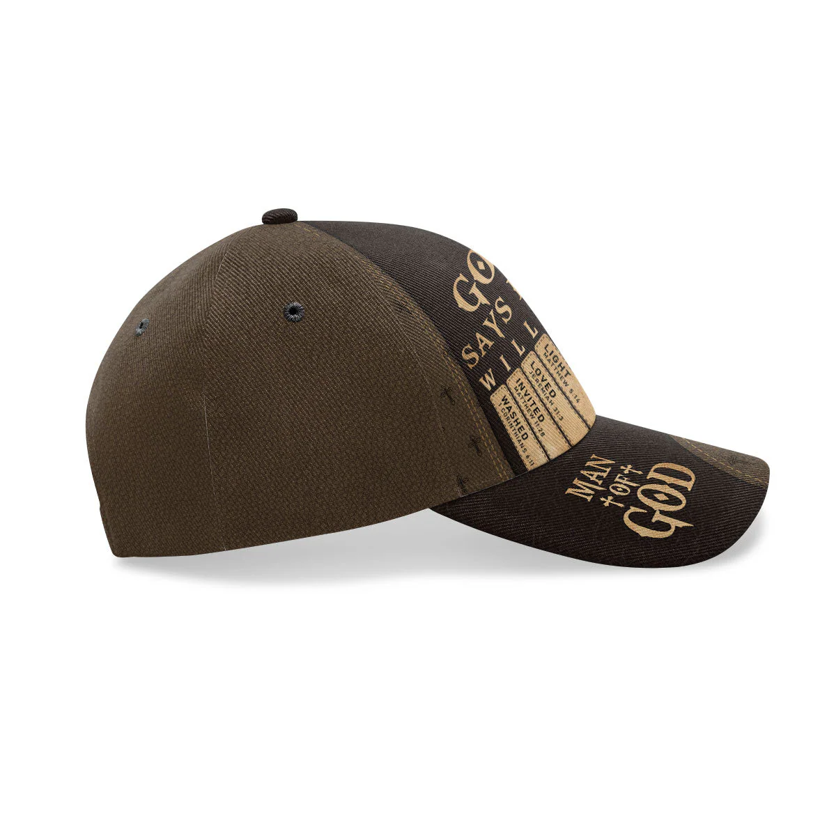 God Says I Am - Personalized Classic Cap TD118 - Image 6