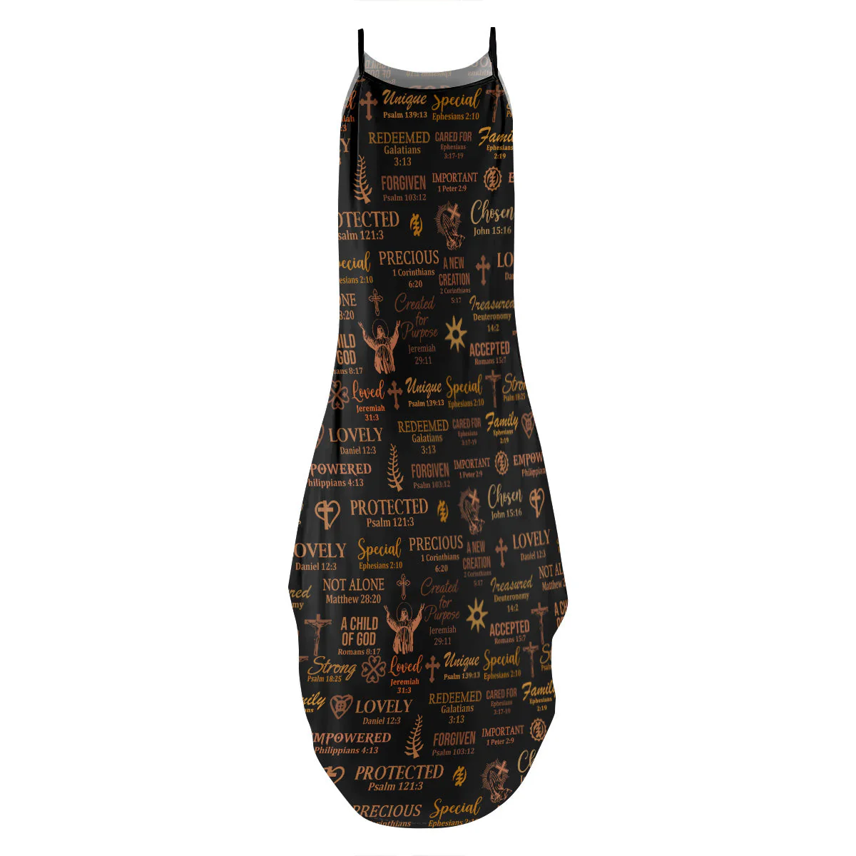 God Says I Am - Personalized Maxi Dress HN02 - Image 3