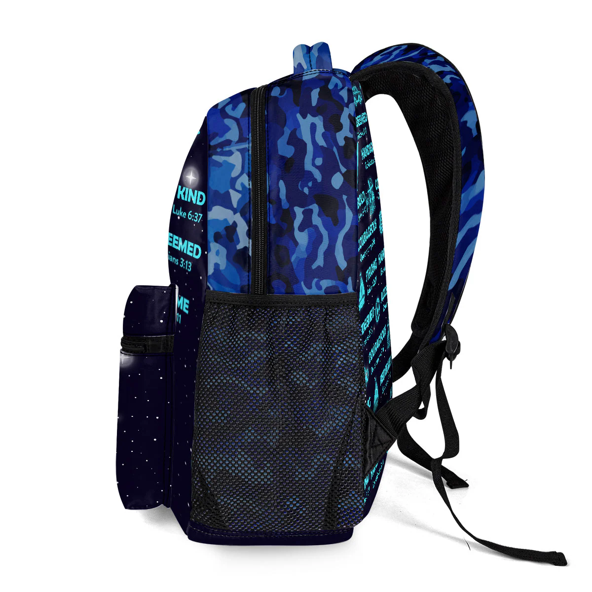 God Says I Am Strong - Personalized Backpack - Back To School Gift For Kids TD118 - Image 3