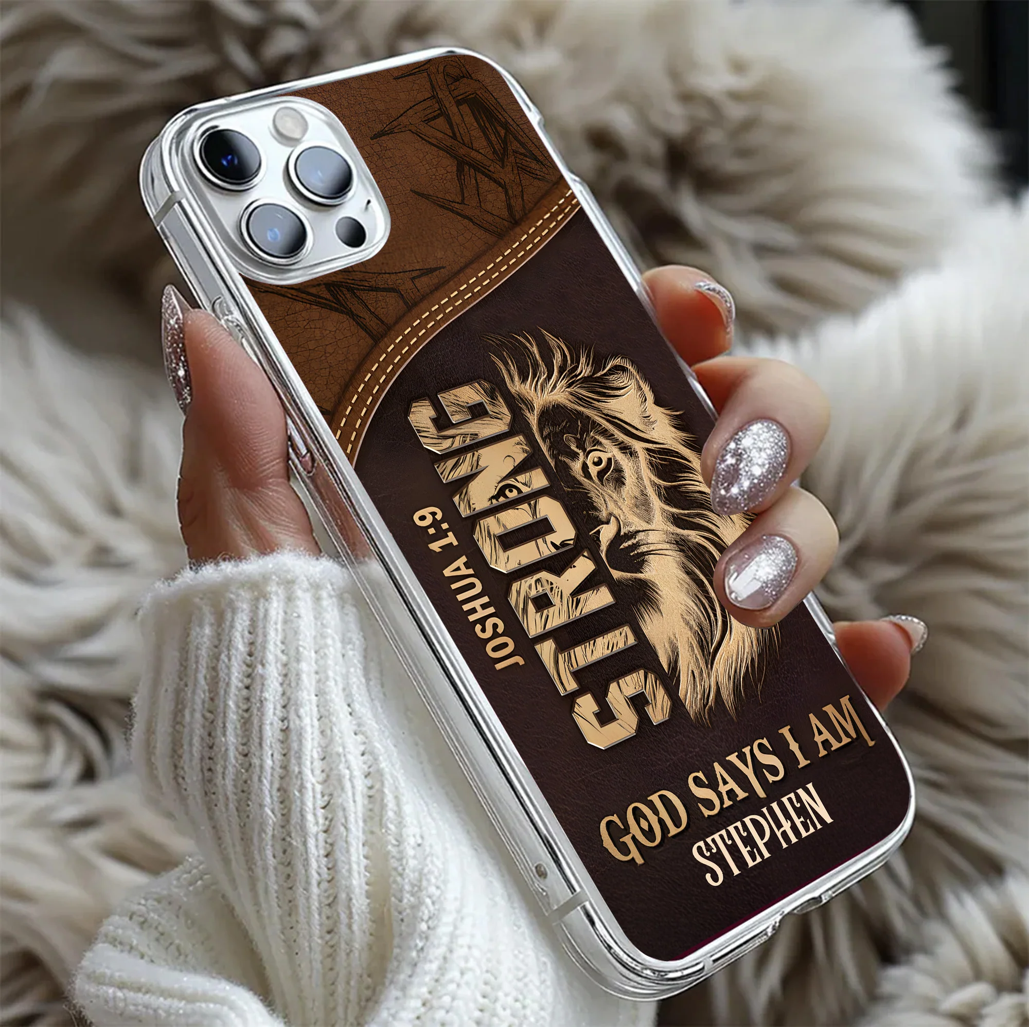 God Says I Am Strong - Personalized Phone Case TD118 - Image 5