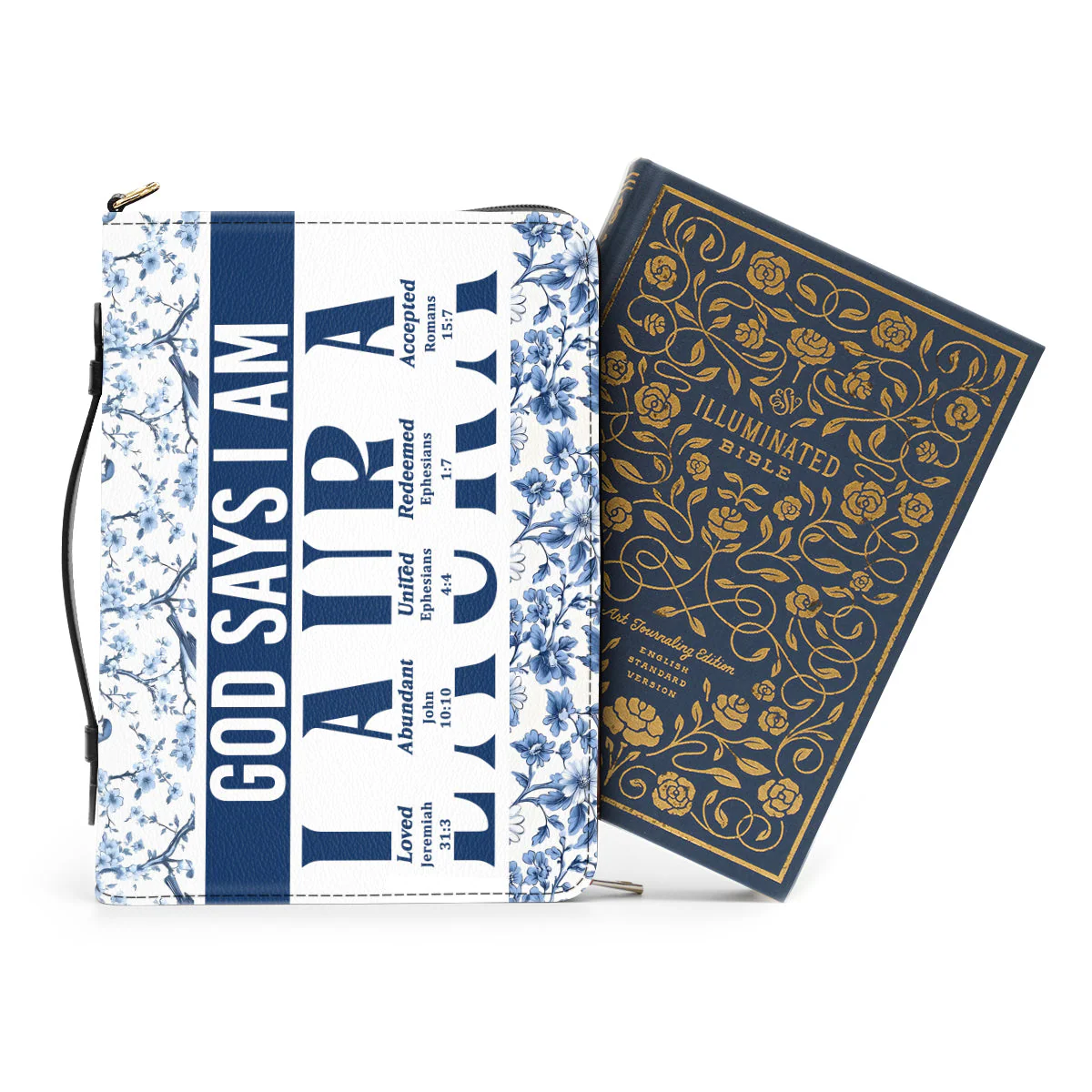 God Says I Am United - Personalized Bible Cover TD118 - Image 2